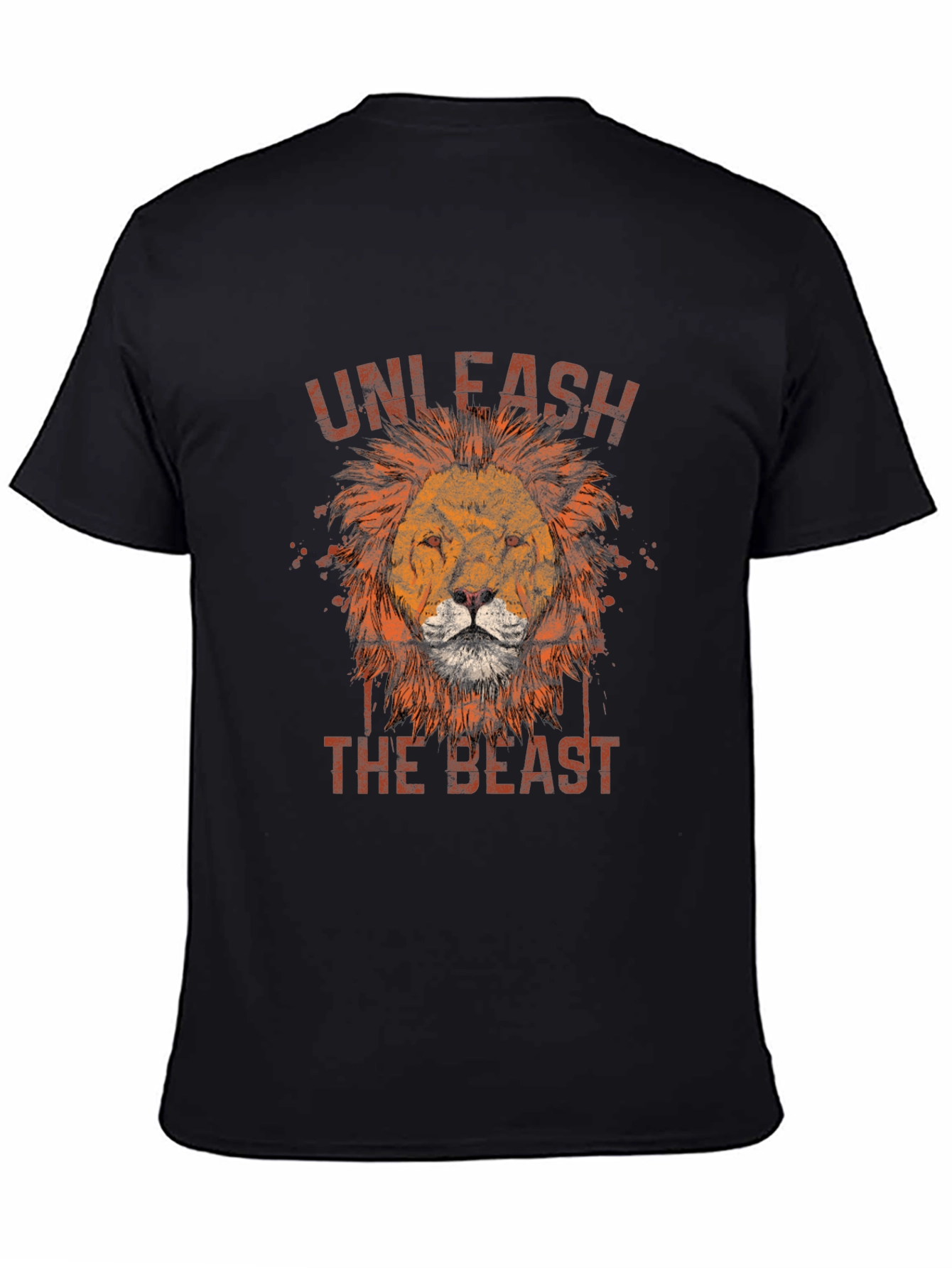 Unleash the Beast Lion Graphic T-Shirt