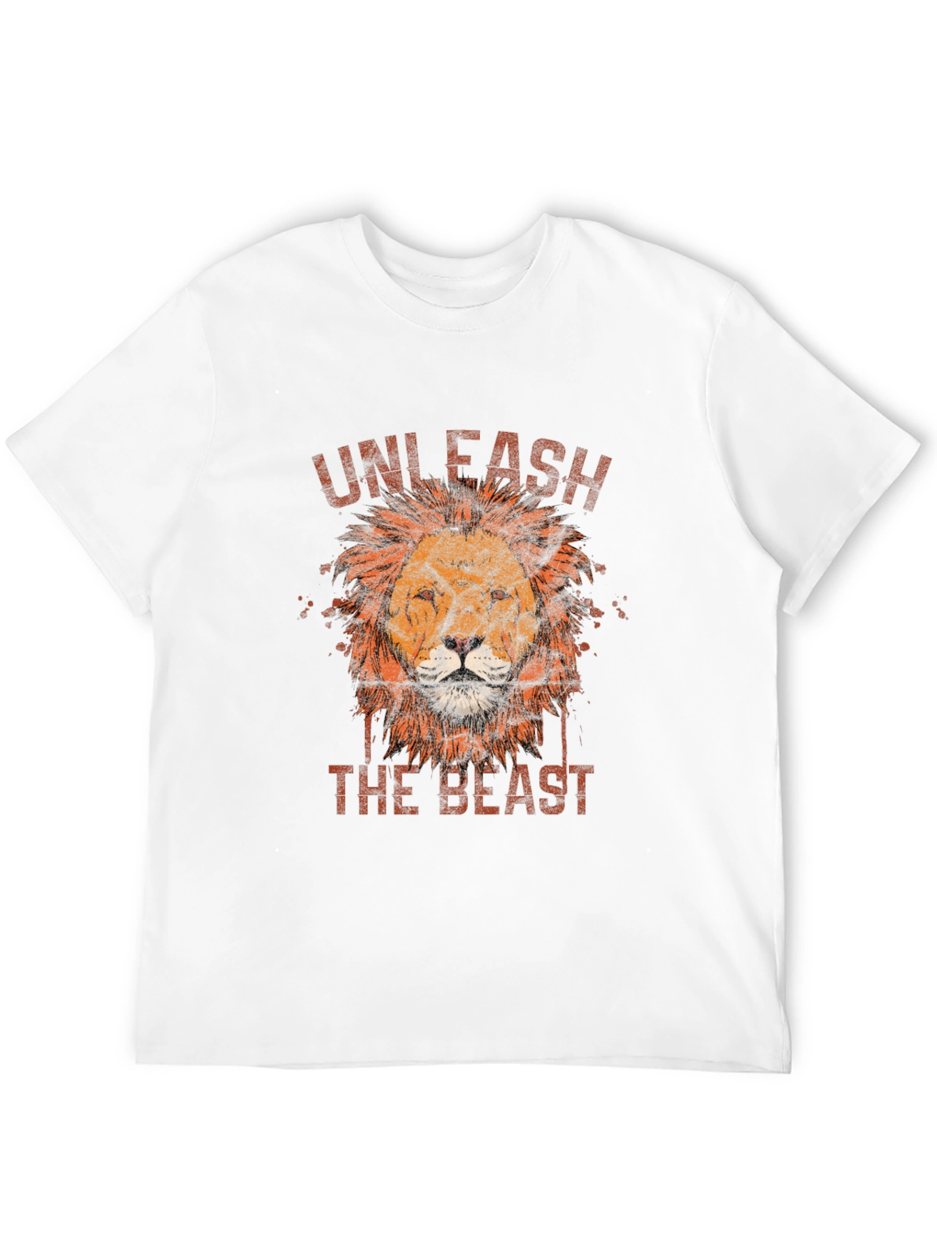 Unleash the Beast Lion Graphic T-Shirt