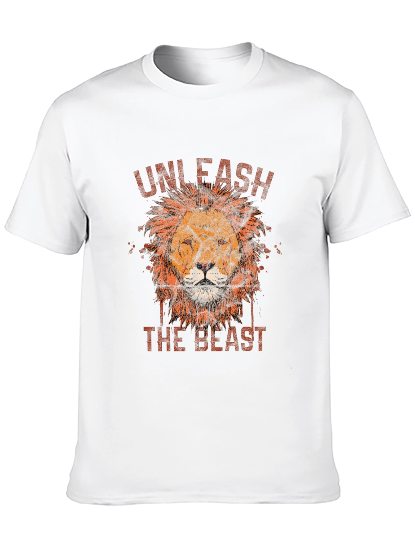 Unleash the Beast Lion Graphic T-Shirt