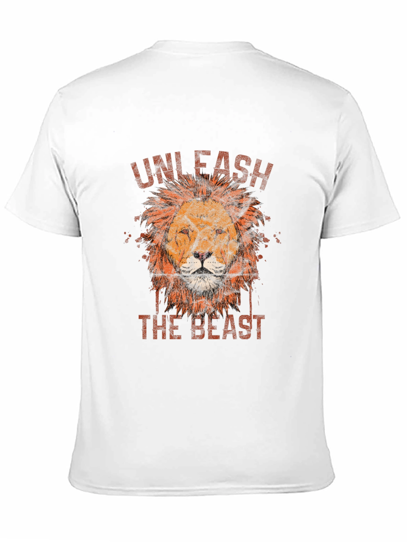 Unleash the Beast Lion Graphic T-Shirt
