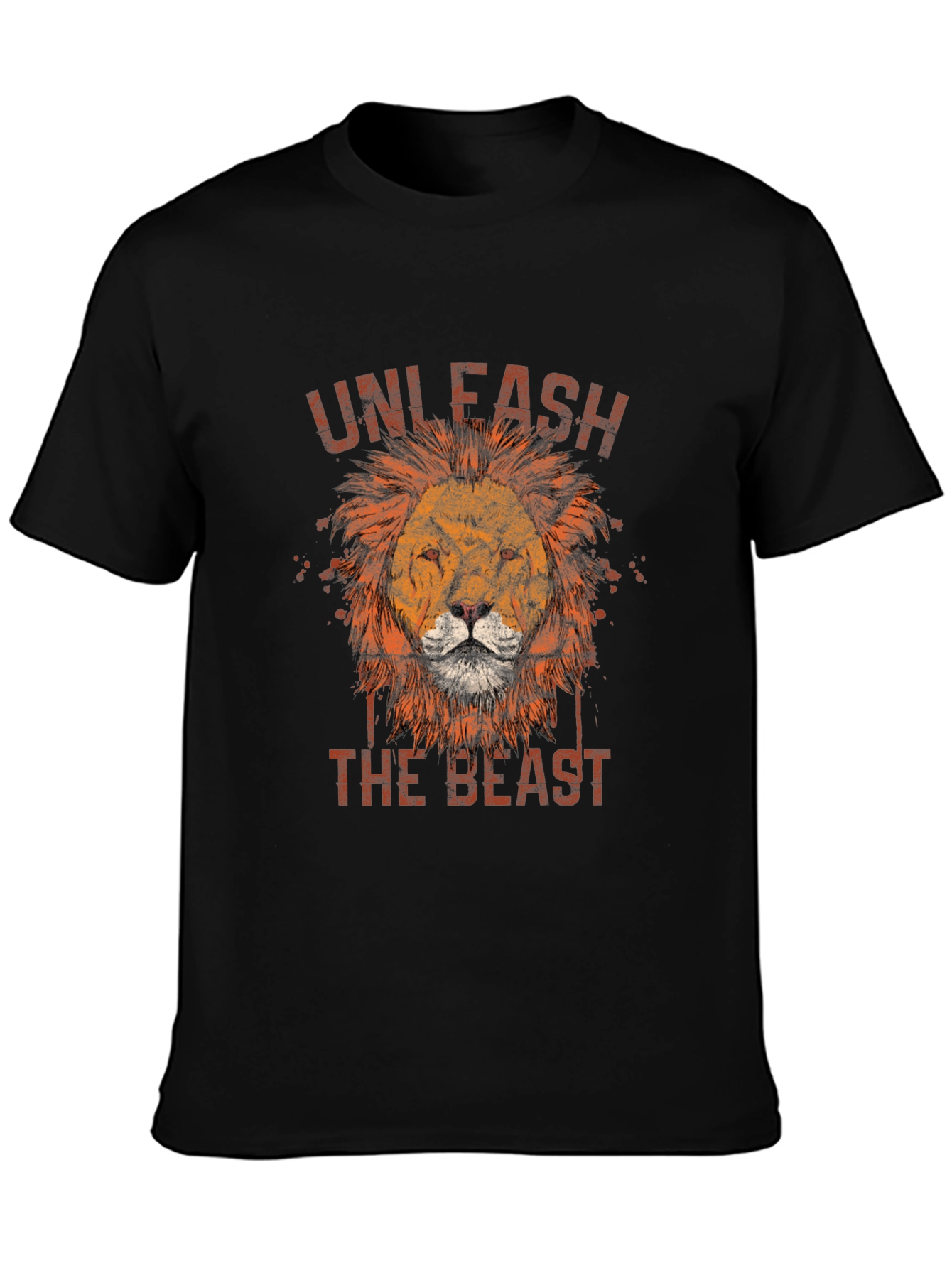 Unleash the Beast Lion Graphic T-Shirt