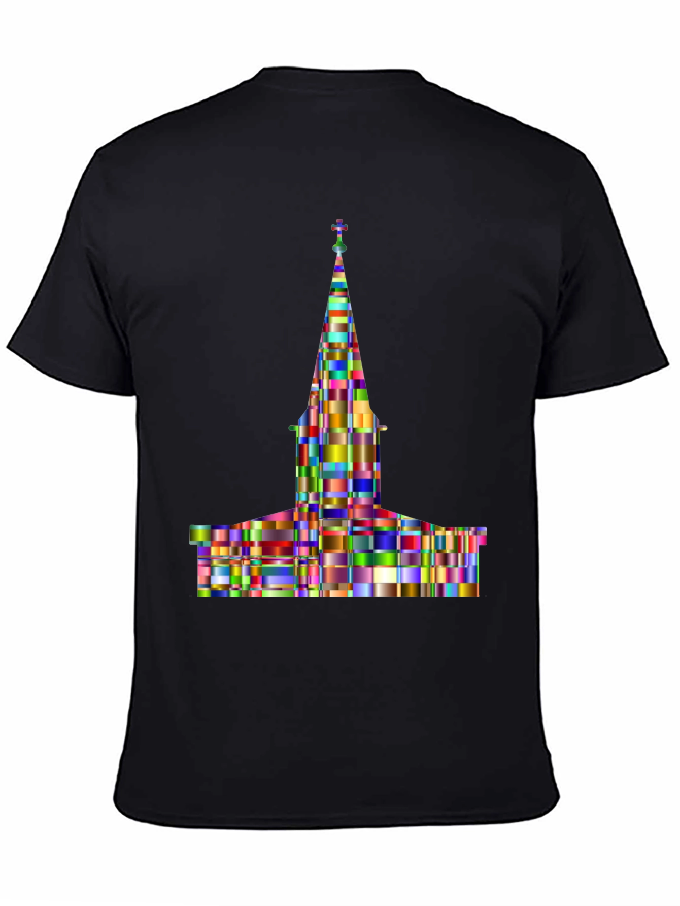 Colorful Church Graphic T-Shirt