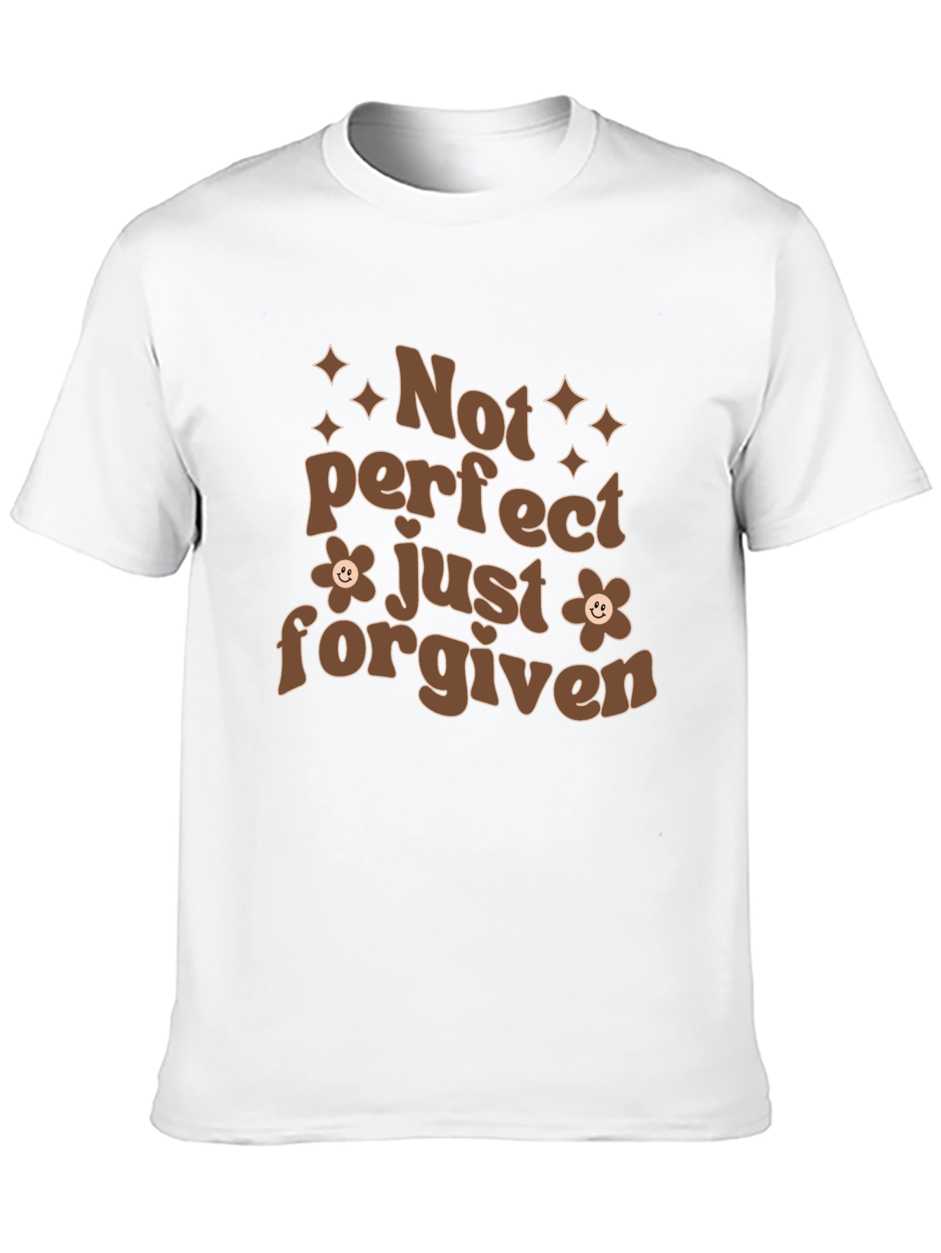Not Perfect Just Forgiven Black T-Shirt