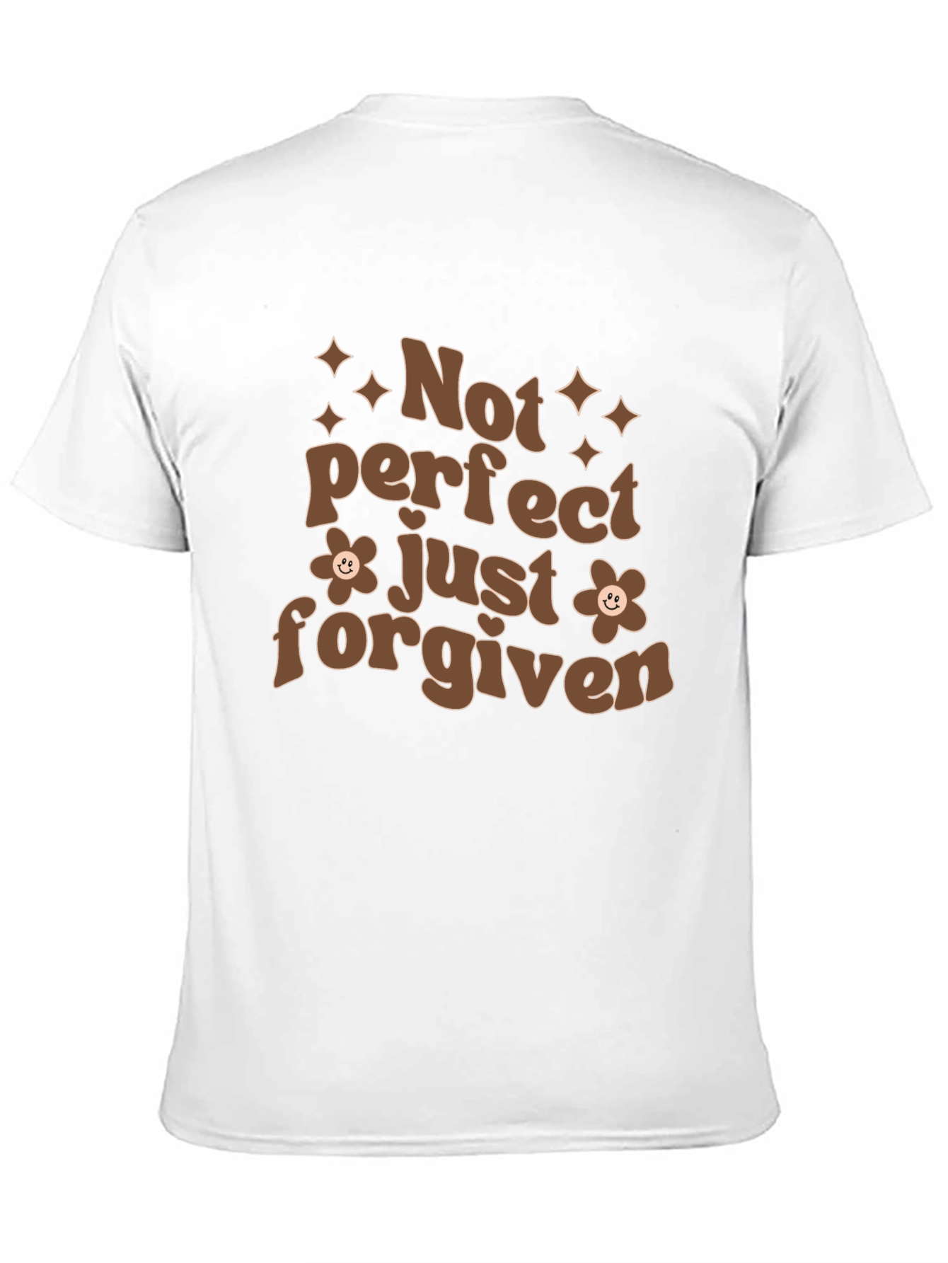Not Perfect Just Forgiven Black T-Shirt