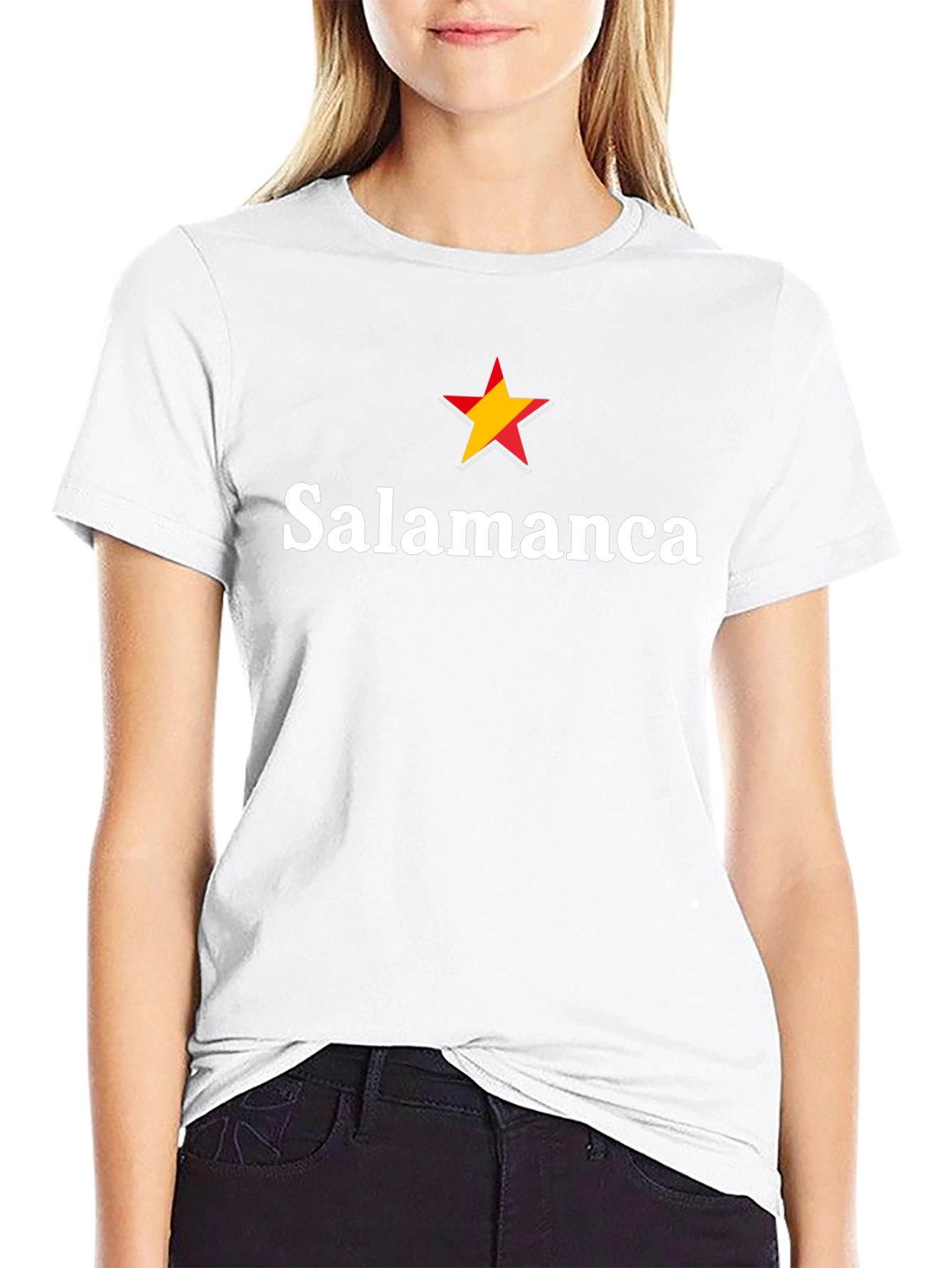 Salamanca Star Graphic T-Shirt - Black