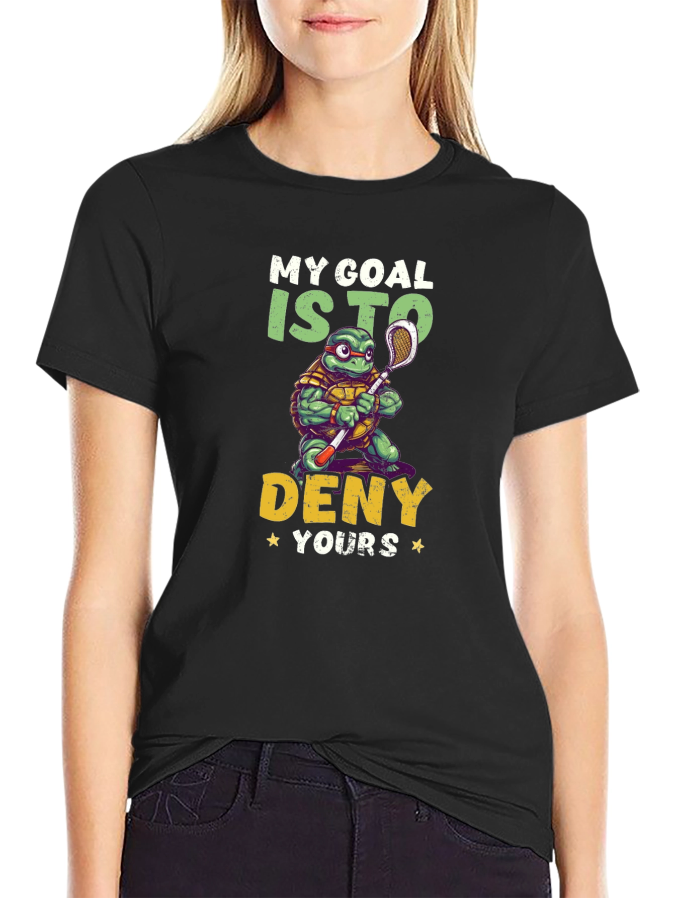 Lacrosse Turtle T-Shirt - Deny Your Goal!