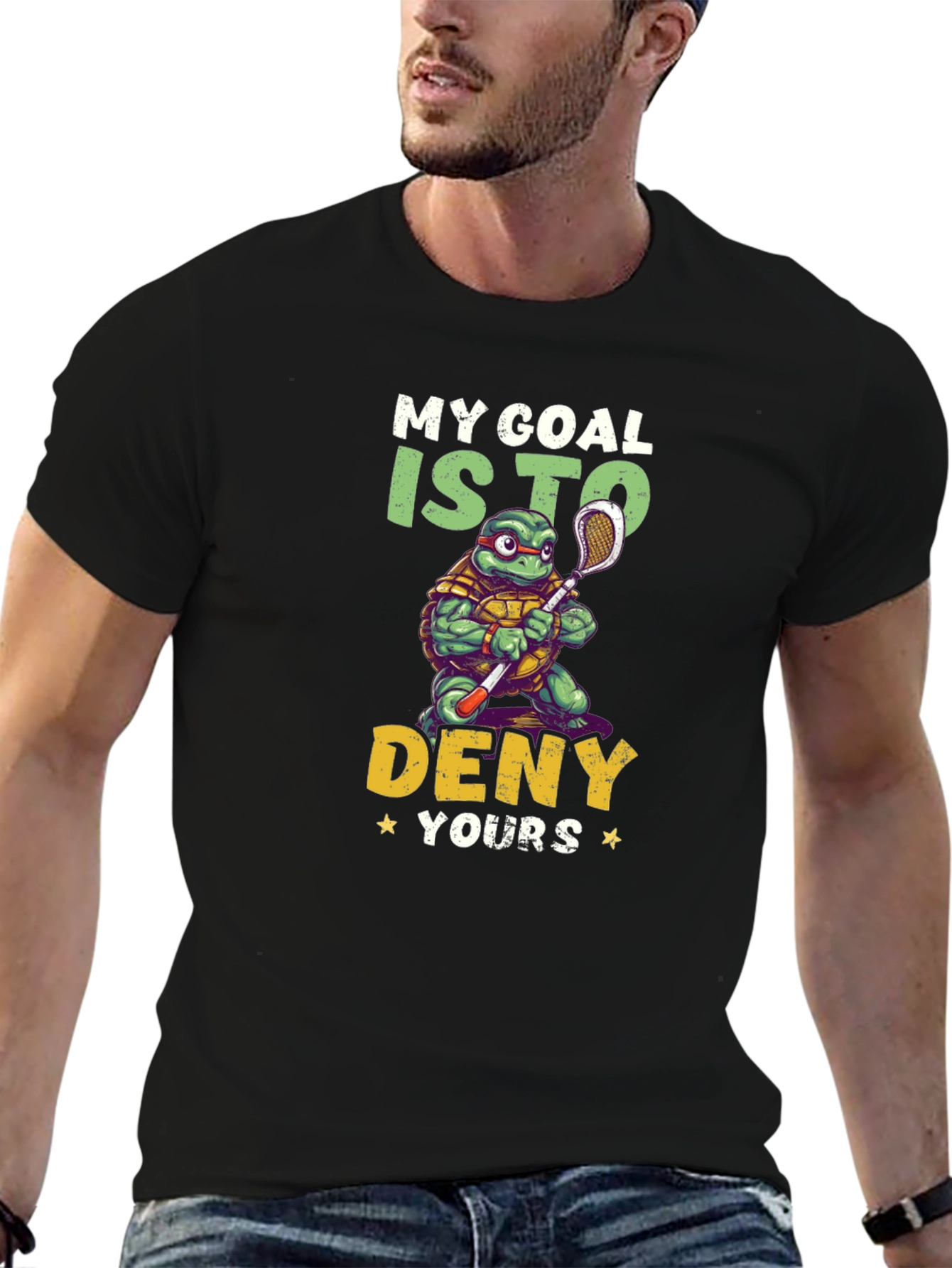 Lacrosse Turtle T-Shirt - Deny Your Goal!