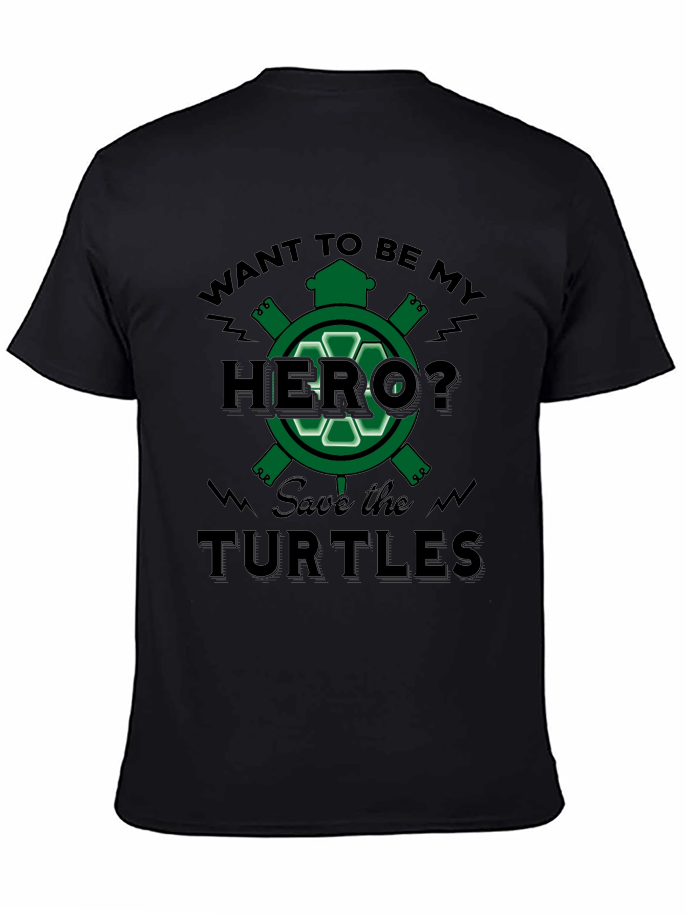 Save the Turtles Graphic Tee - Eco Hero T-Shirt
