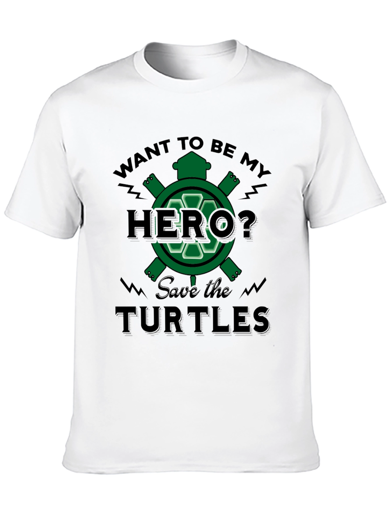 Save the Turtles Graphic Tee - Eco Hero T-Shirt