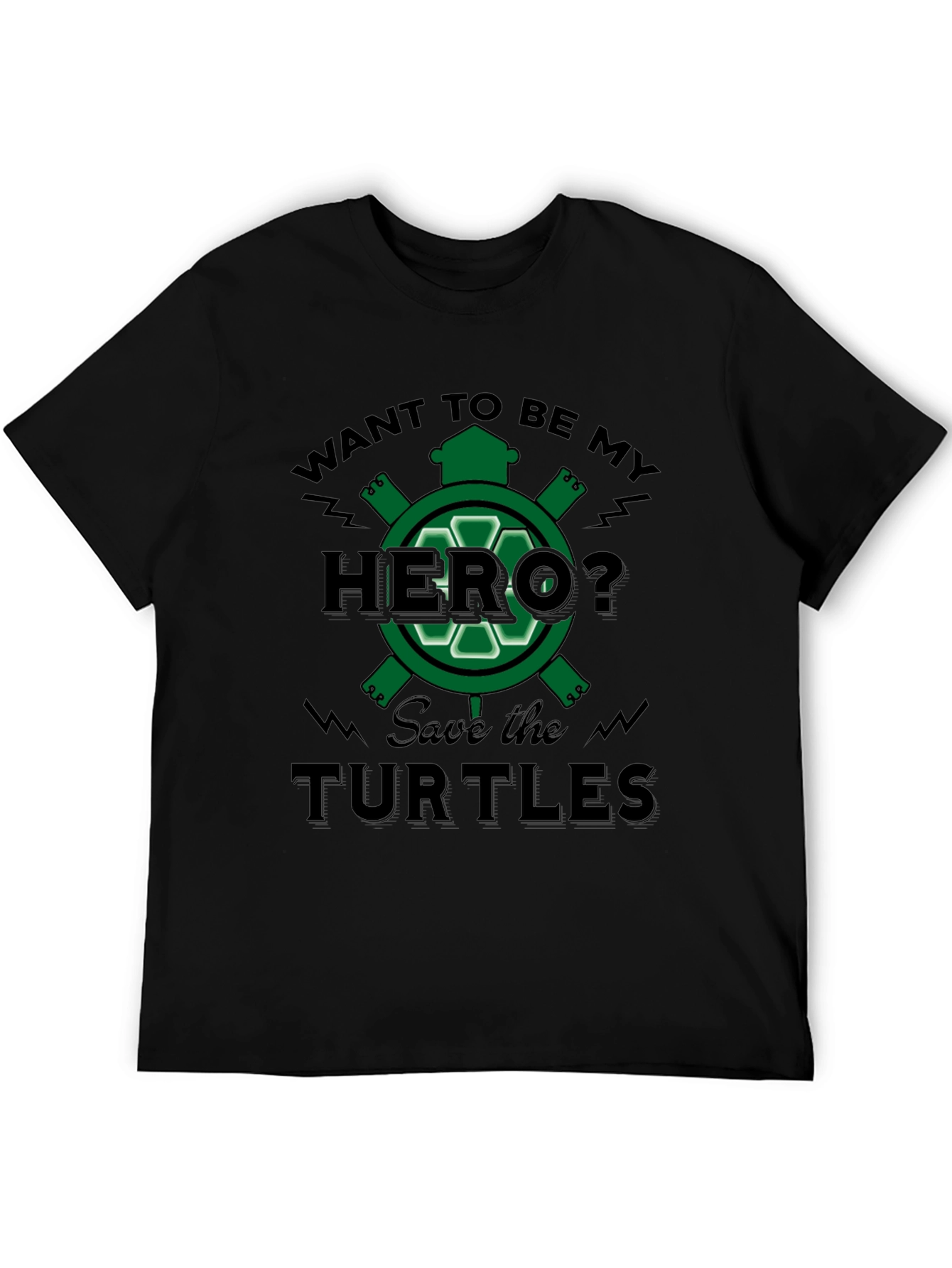 Save the Turtles Graphic Tee - Eco Hero T-Shirt