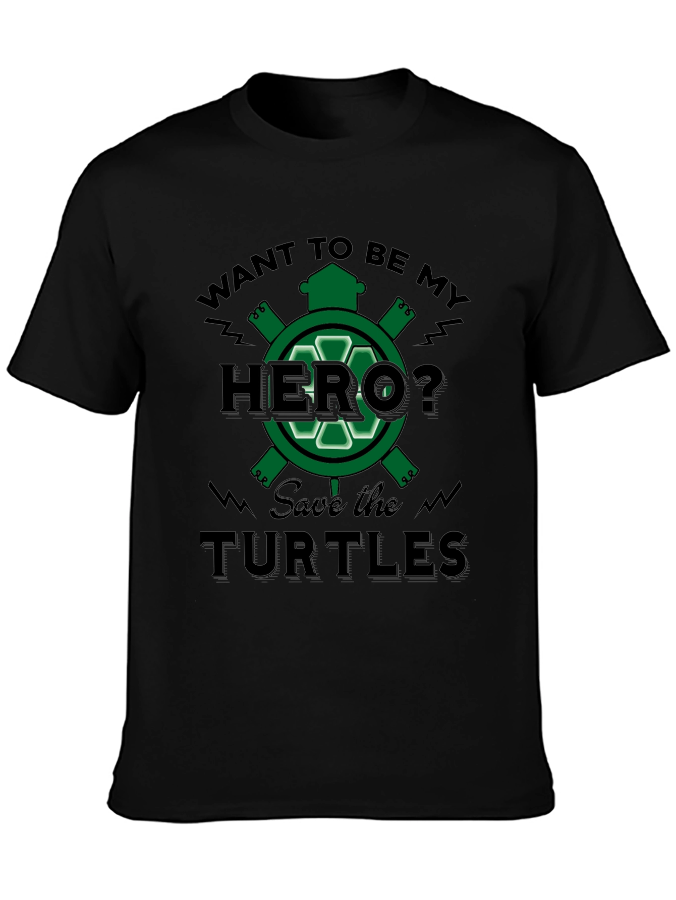 Save the Turtles Graphic Tee - Eco Hero T-Shirt