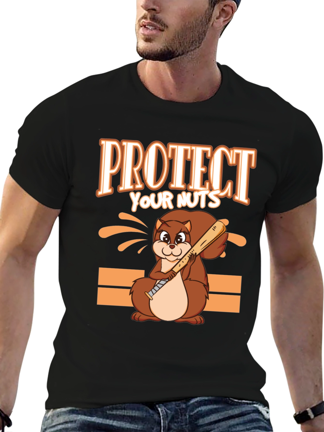 Protect Your Nuts T-Shirt - Funny Squirrel Tee