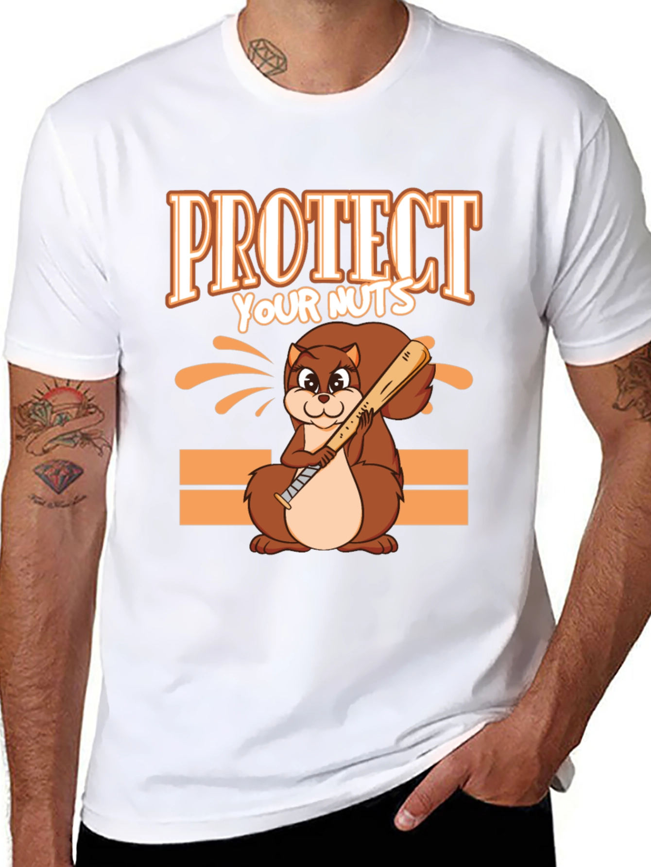Protect Your Nuts T-Shirt - Funny Squirrel Tee