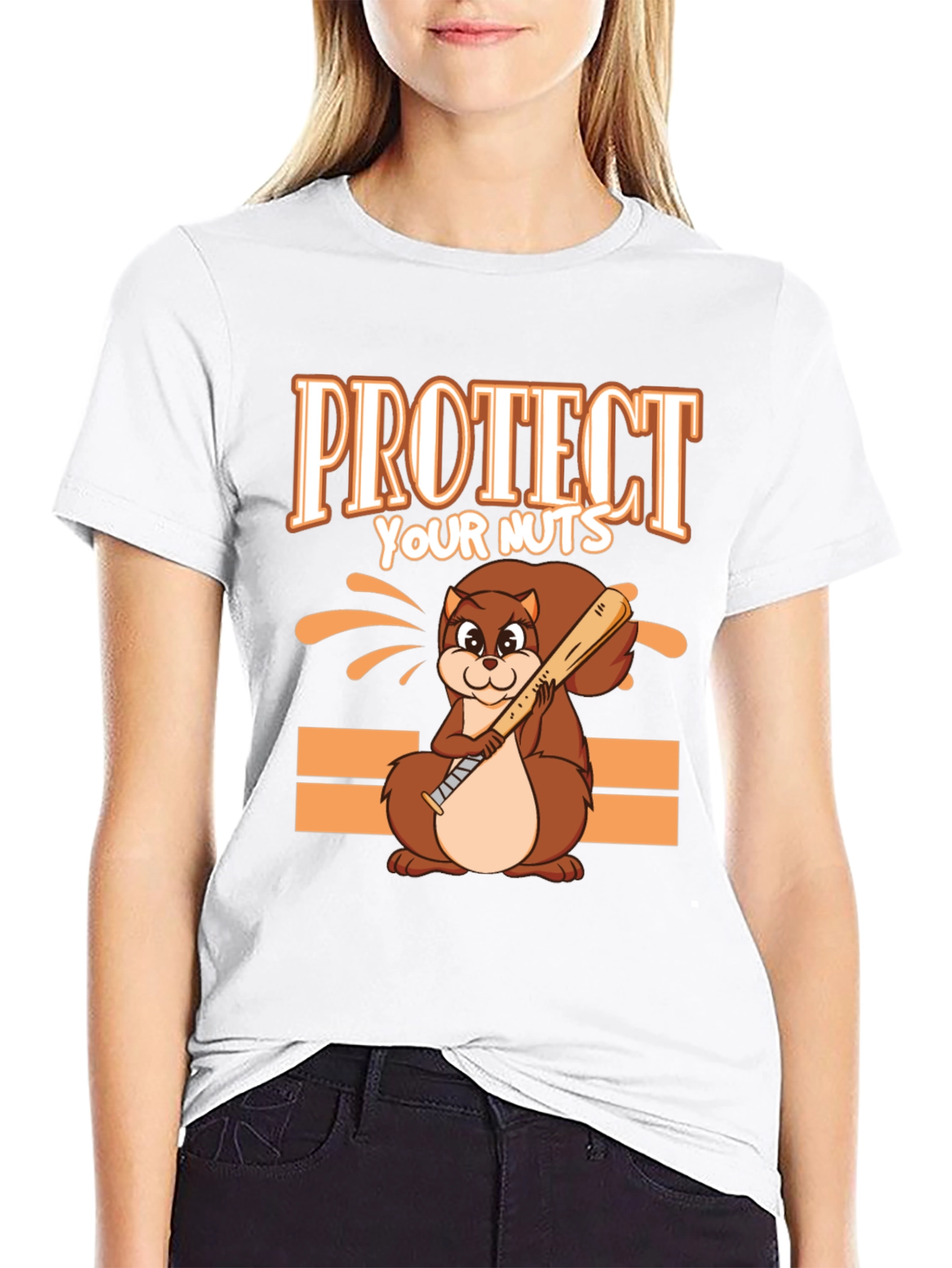 Protect Your Nuts T-Shirt - Funny Squirrel Tee