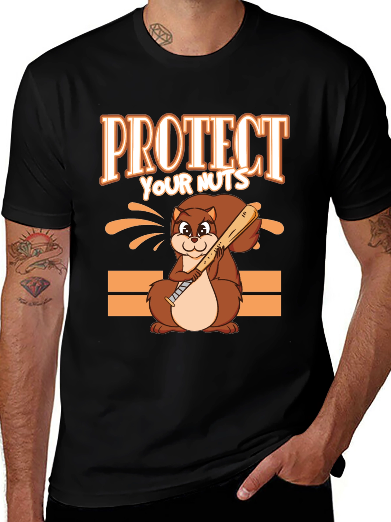 Protect Your Nuts T-Shirt - Funny Squirrel Tee