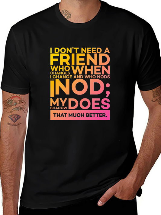 Humorous Shadow T-Shirt - Sarcastic Introvert Tee