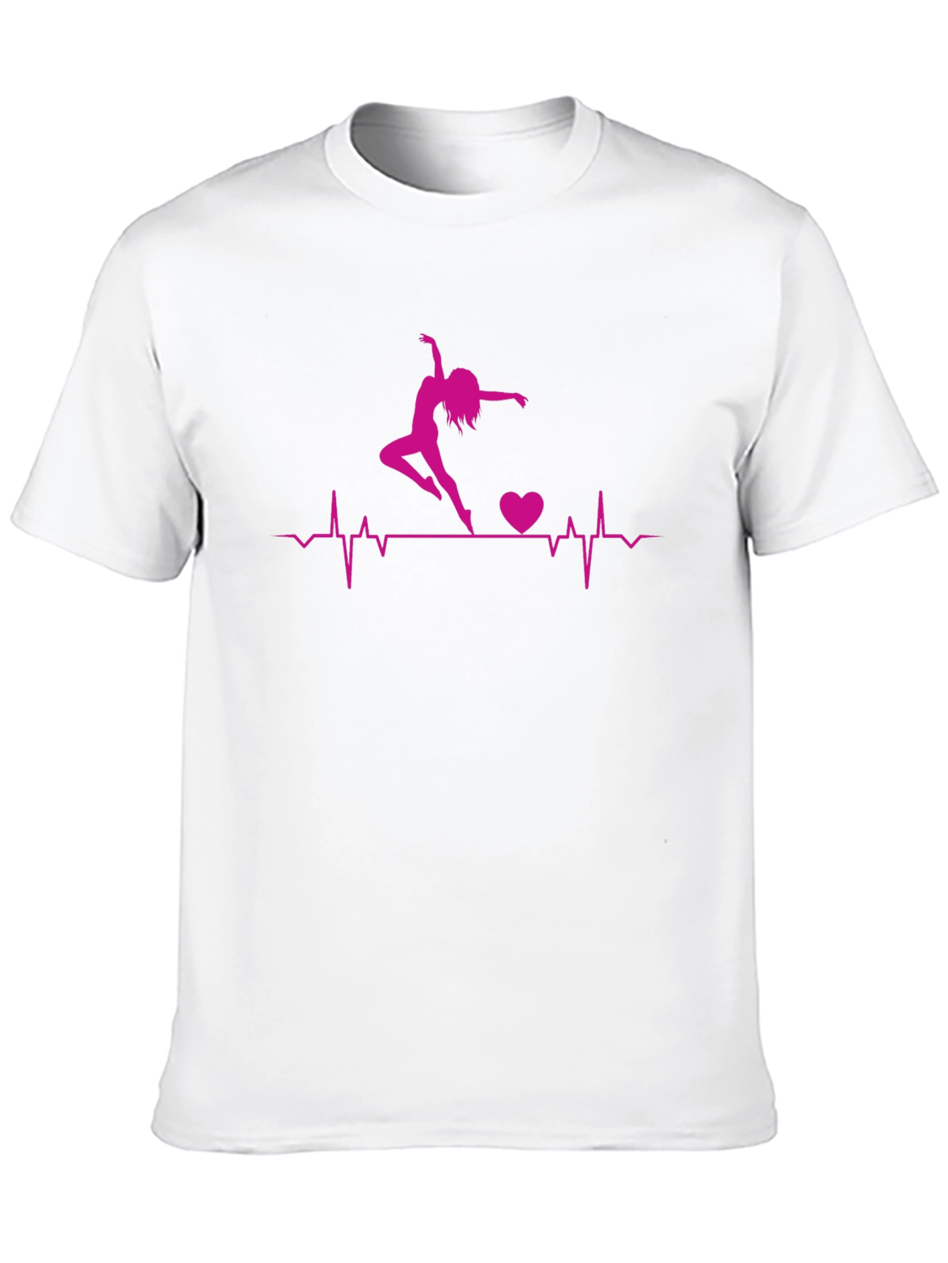 Dance Heartbeat Graphic T-Shirt - Black