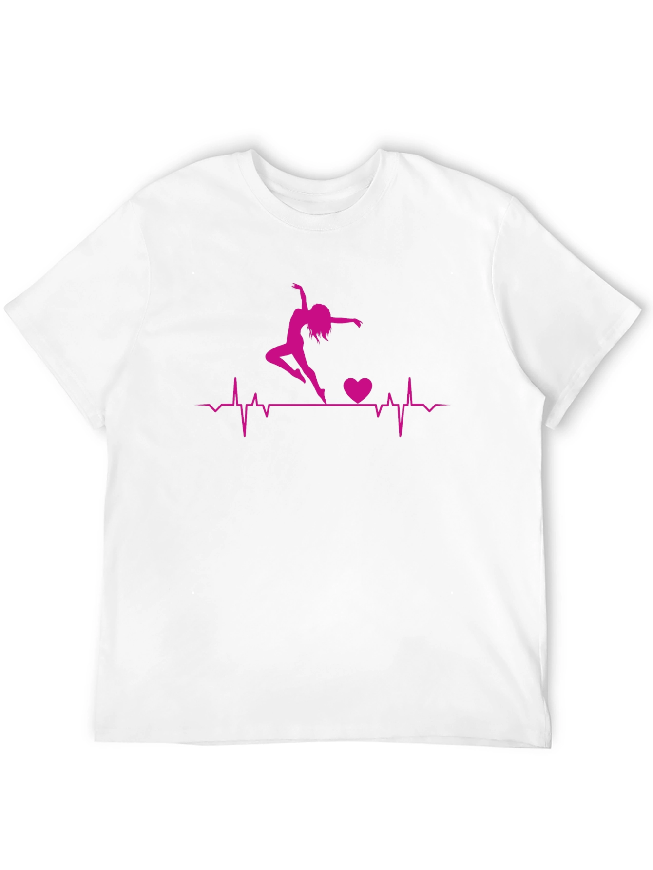 Dance Heartbeat Graphic T-Shirt - Black