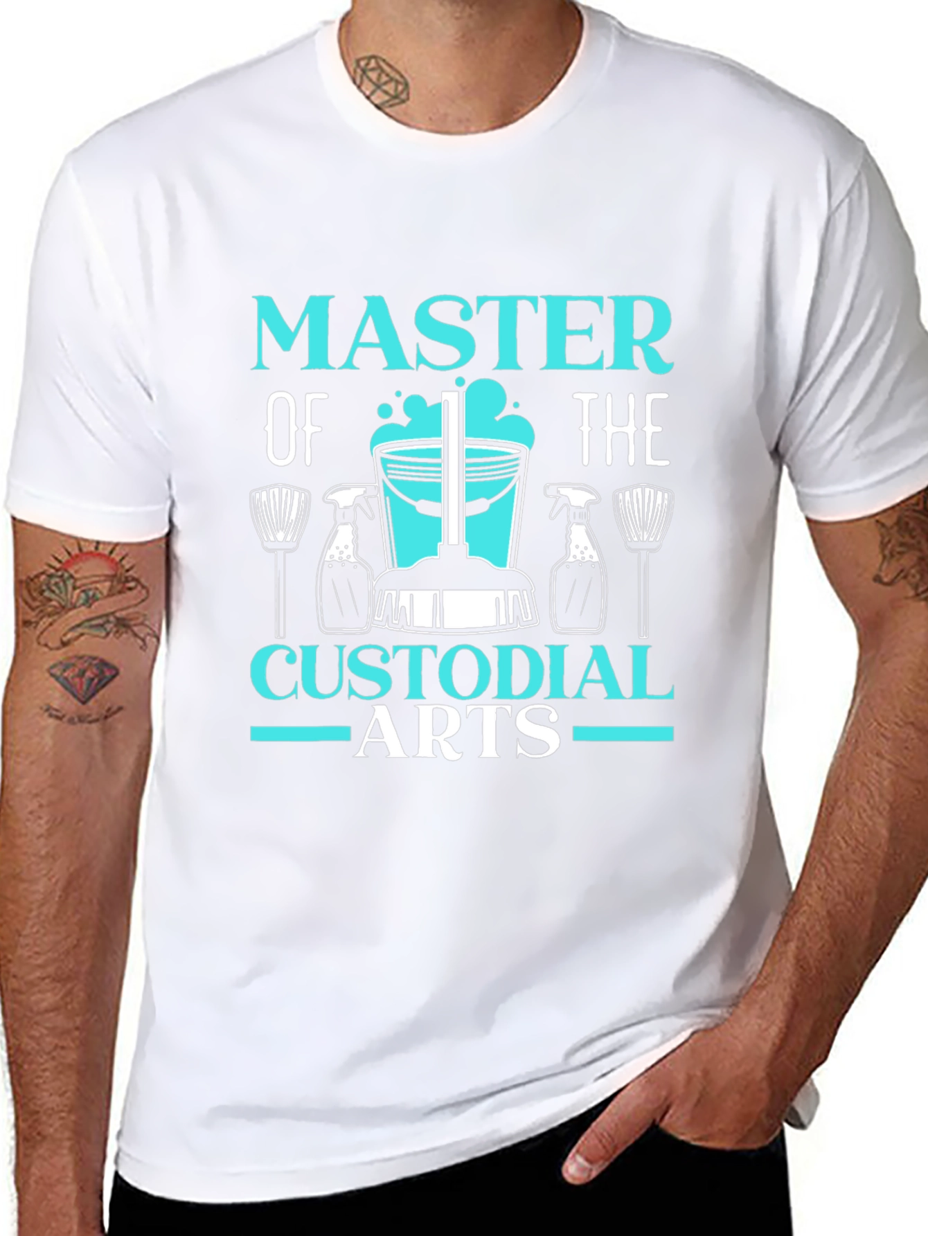 Master of the Custodial Arts Graphic T-Shirt