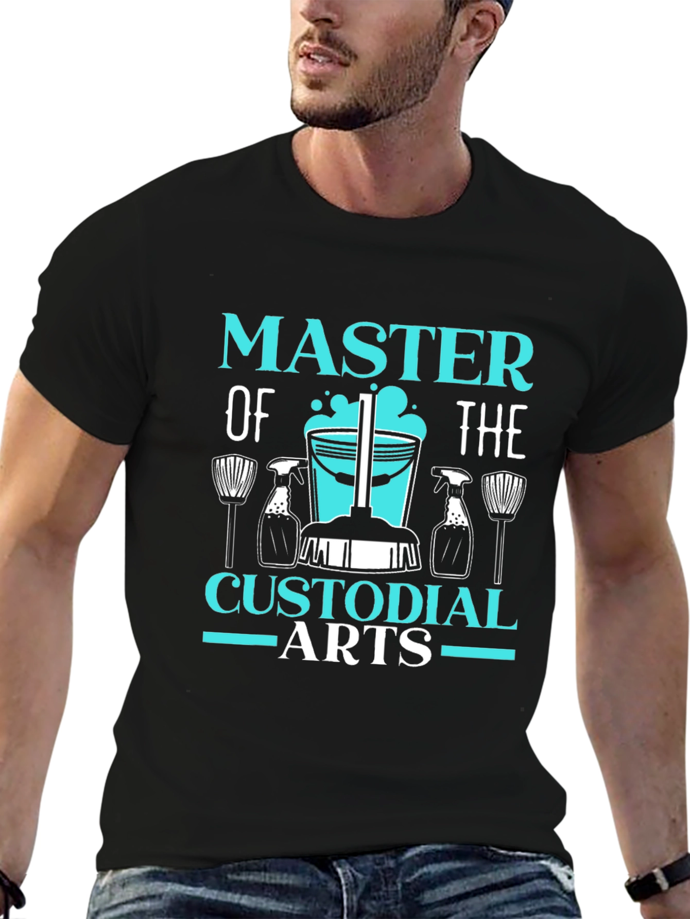 Master of the Custodial Arts Graphic T-Shirt