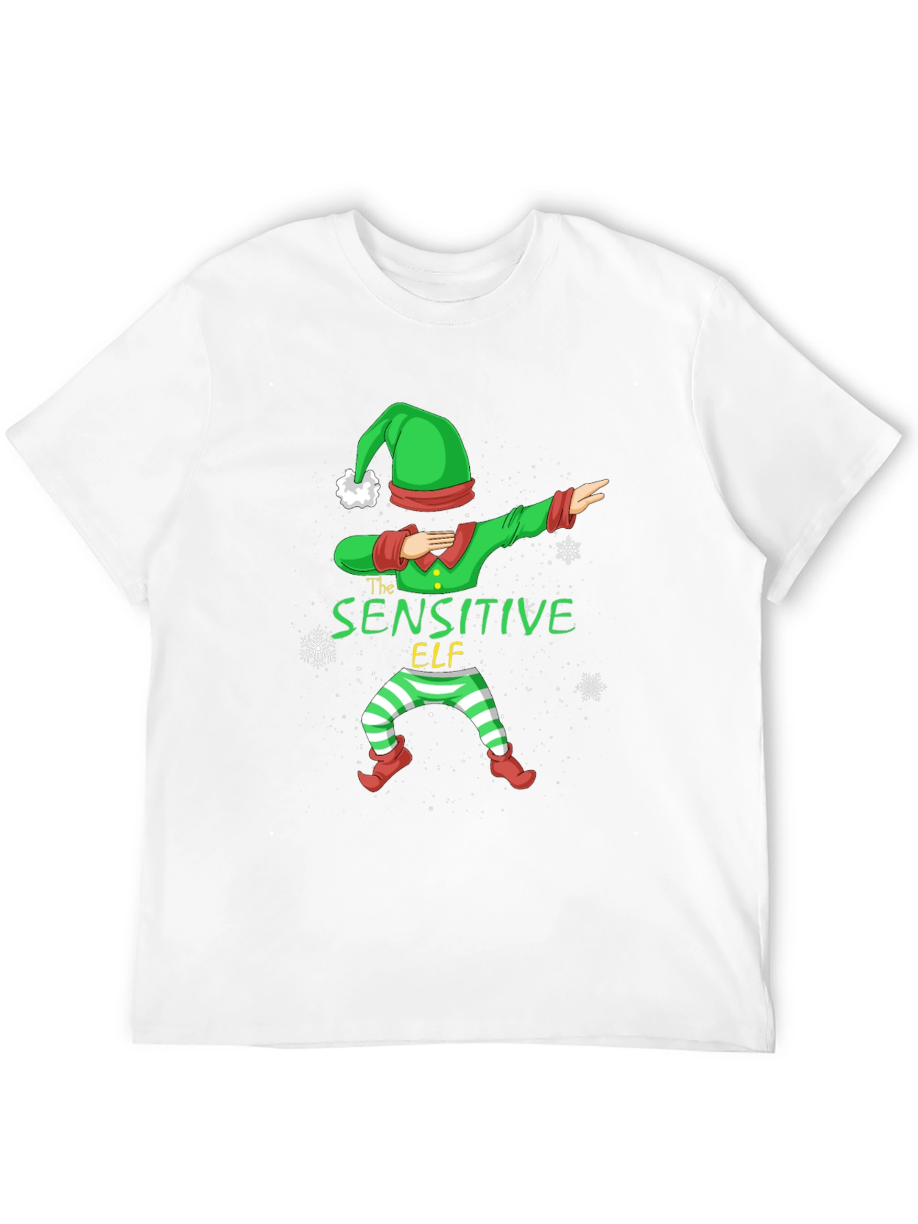 Sensitive Elf Dabbing Christmas T-Shirt