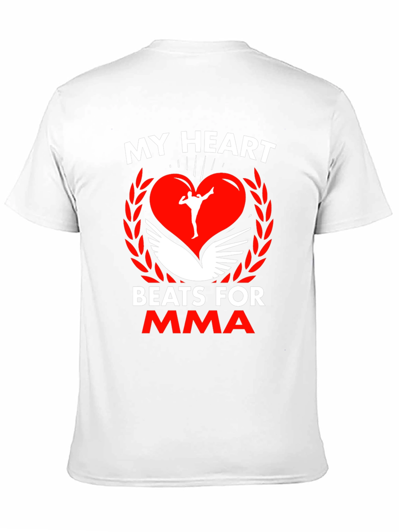 MMA Heartbeat T-Shirt - Martial Arts Fan Apparel