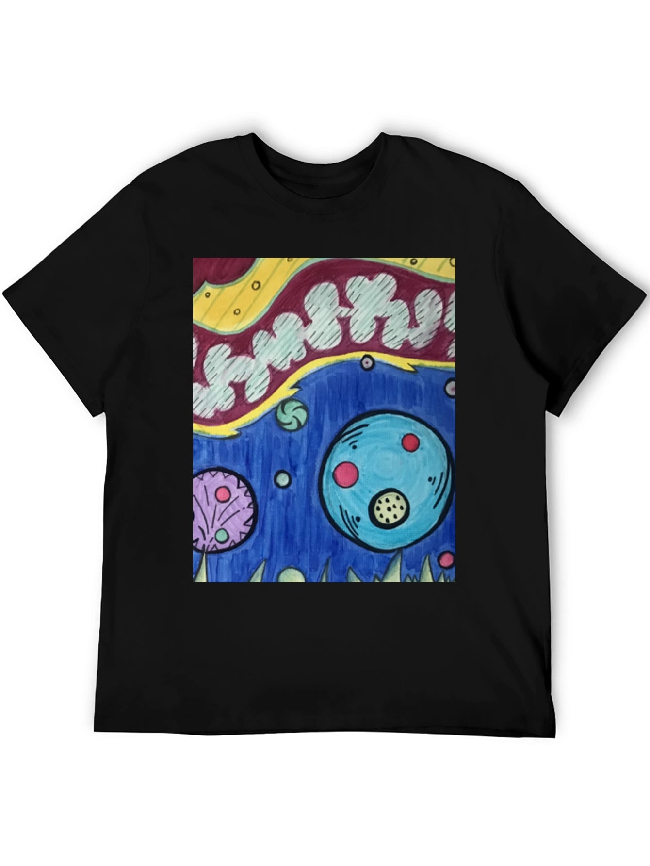 Surreal Art Graphic Tee - Unique Design T-Shirt