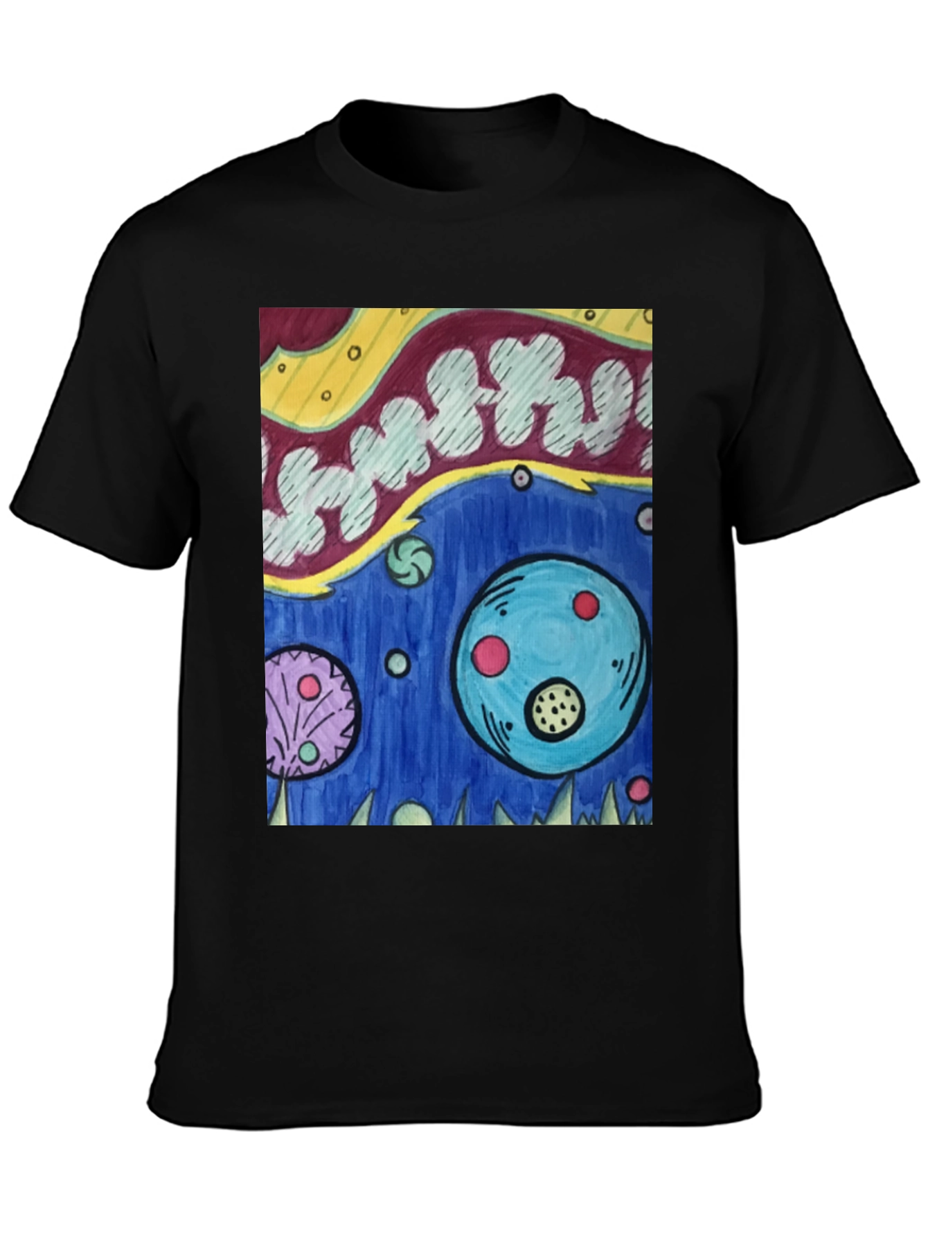 Surreal Art Graphic Tee - Unique Design T-Shirt