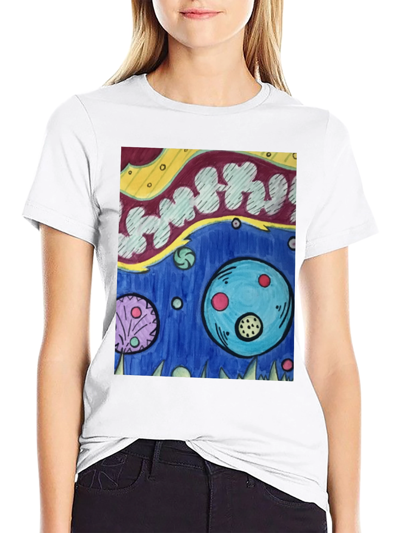 Surreal Art Graphic Tee - Unique Design T-Shirt