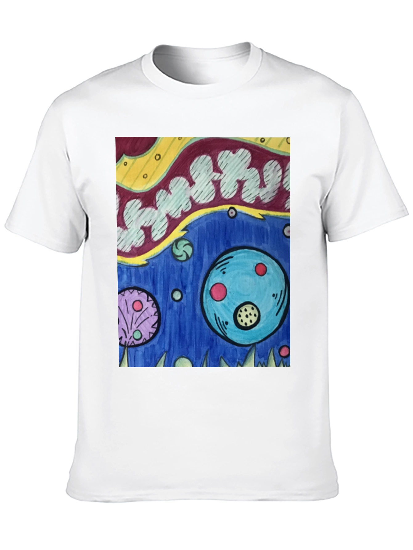 Surreal Art Graphic Tee - Unique Design T-Shirt