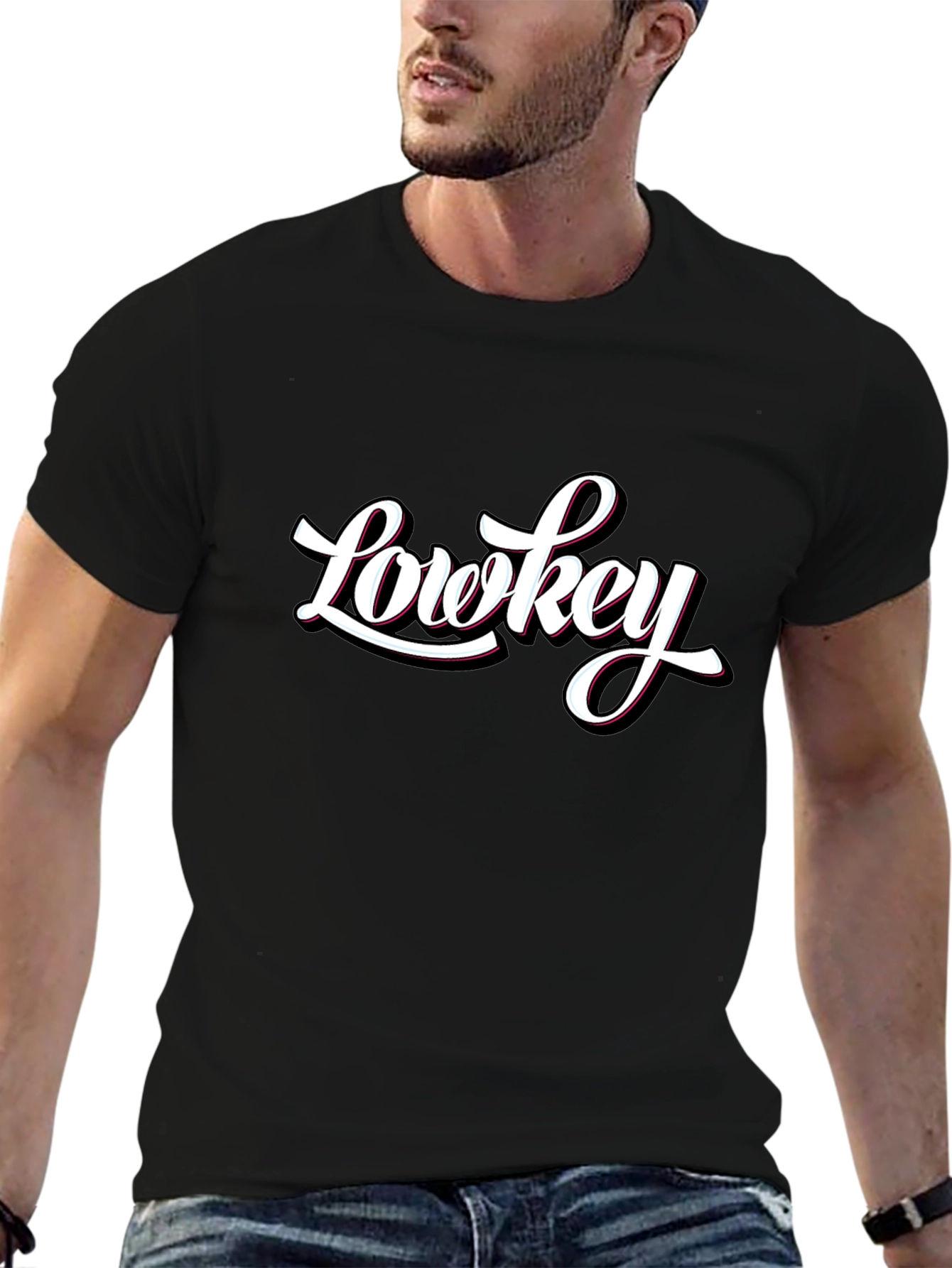 Lowkey Black T-Shirt - Casual Style