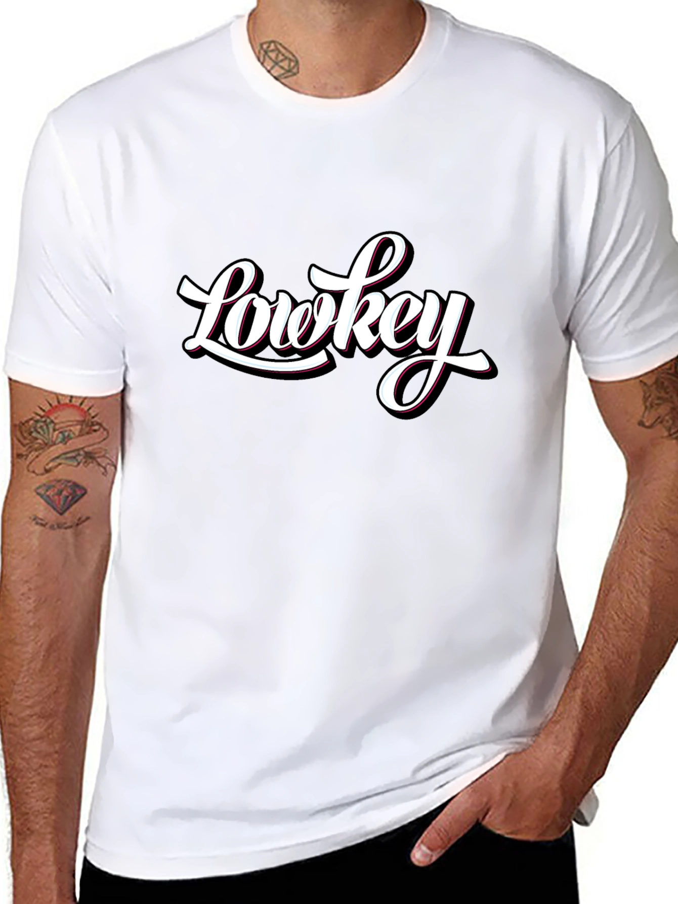 Lowkey Black T-Shirt - Casual Style