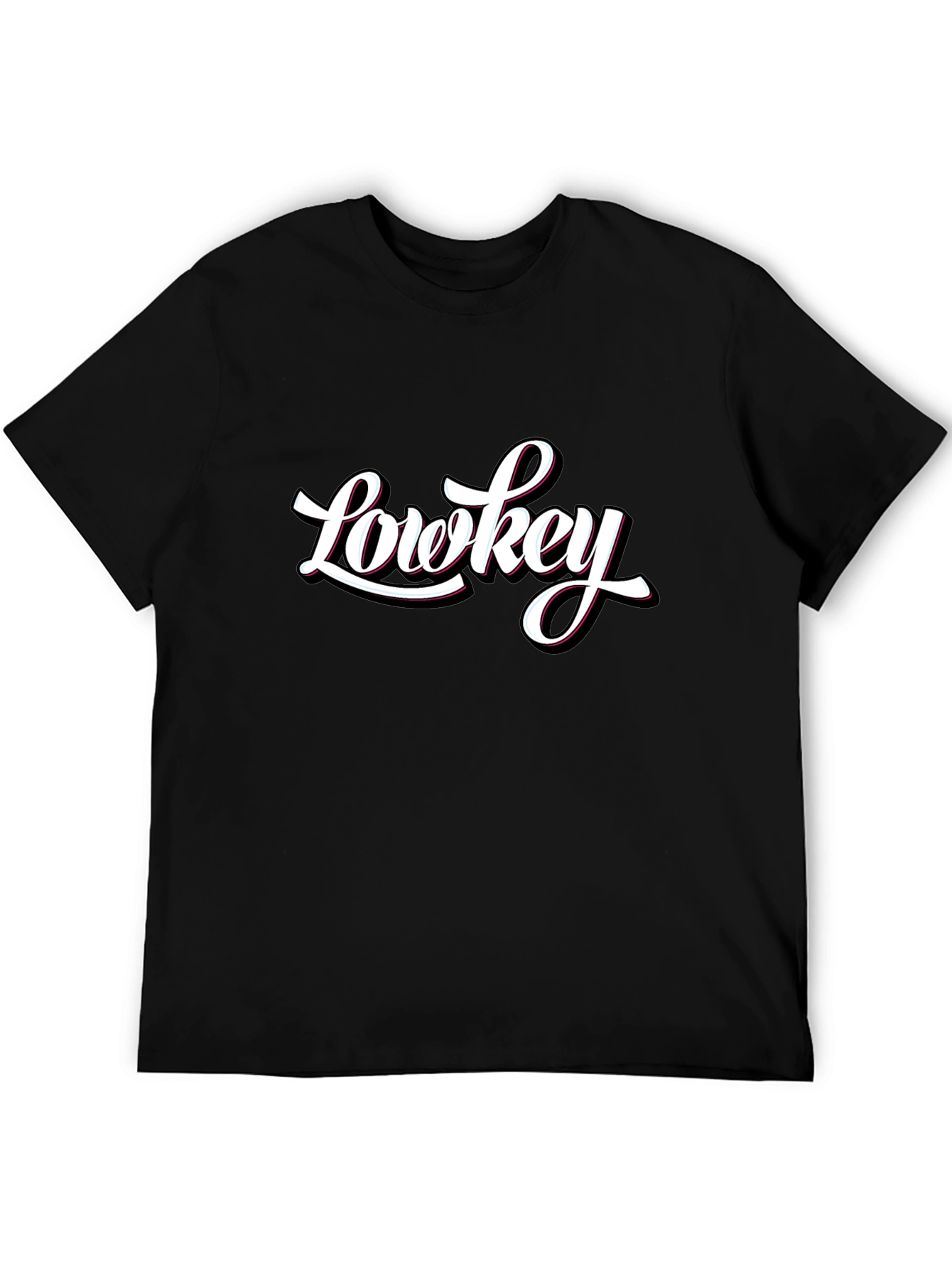 Lowkey Black T-Shirt - Casual Style