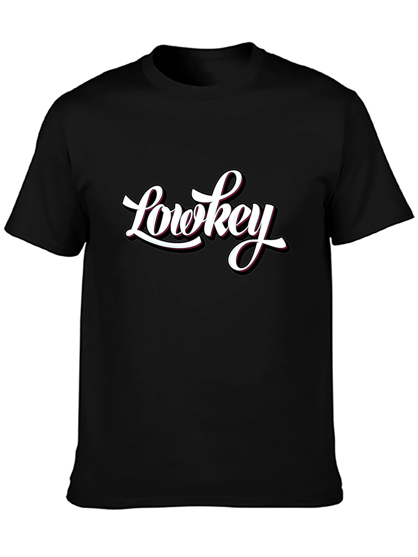 Lowkey Black T-Shirt - Casual Style