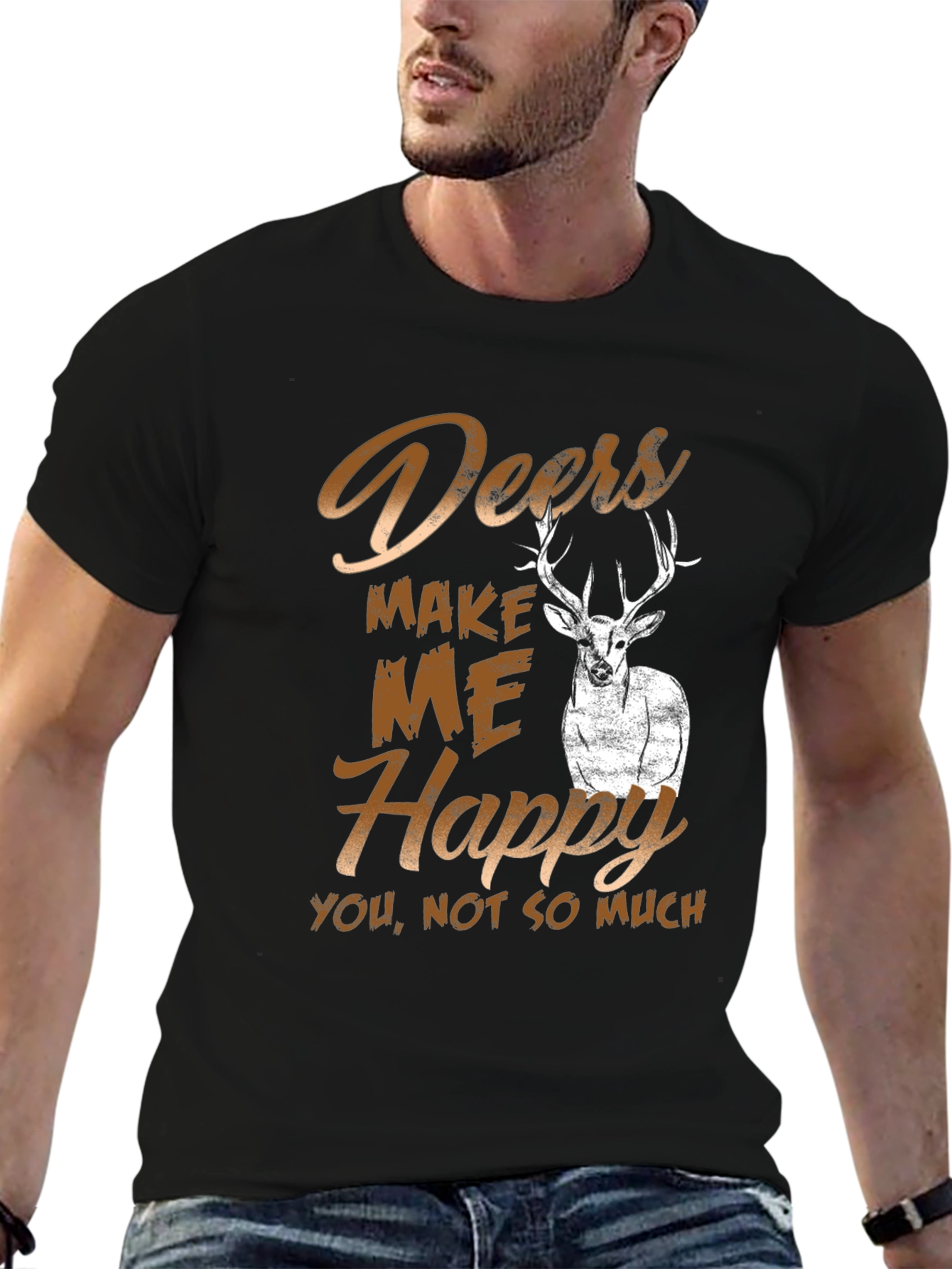Deers Make Me Happy T-Shirt