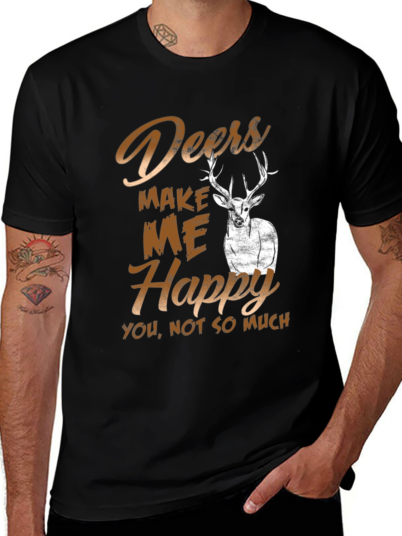 Deers Make Me Happy T-Shirt
