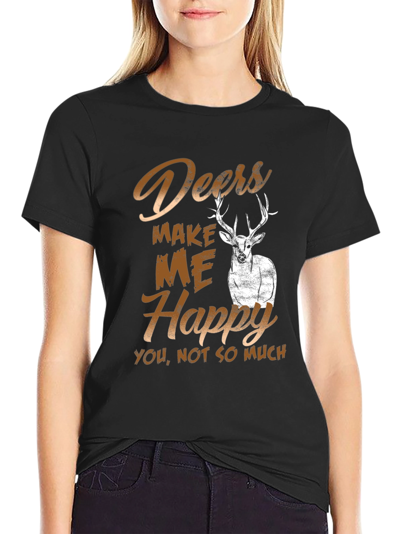 Deers Make Me Happy T-Shirt
