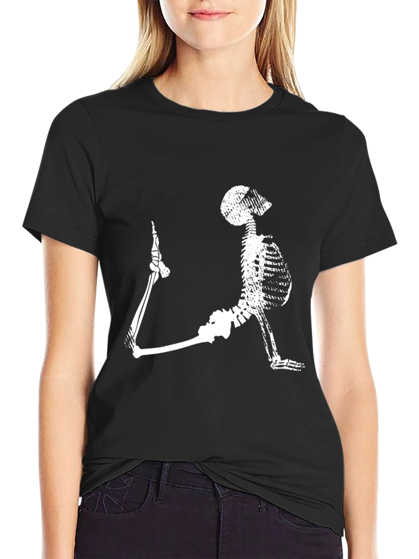 Yoga Skeleton T-Shirt - Unique Anatomy Design