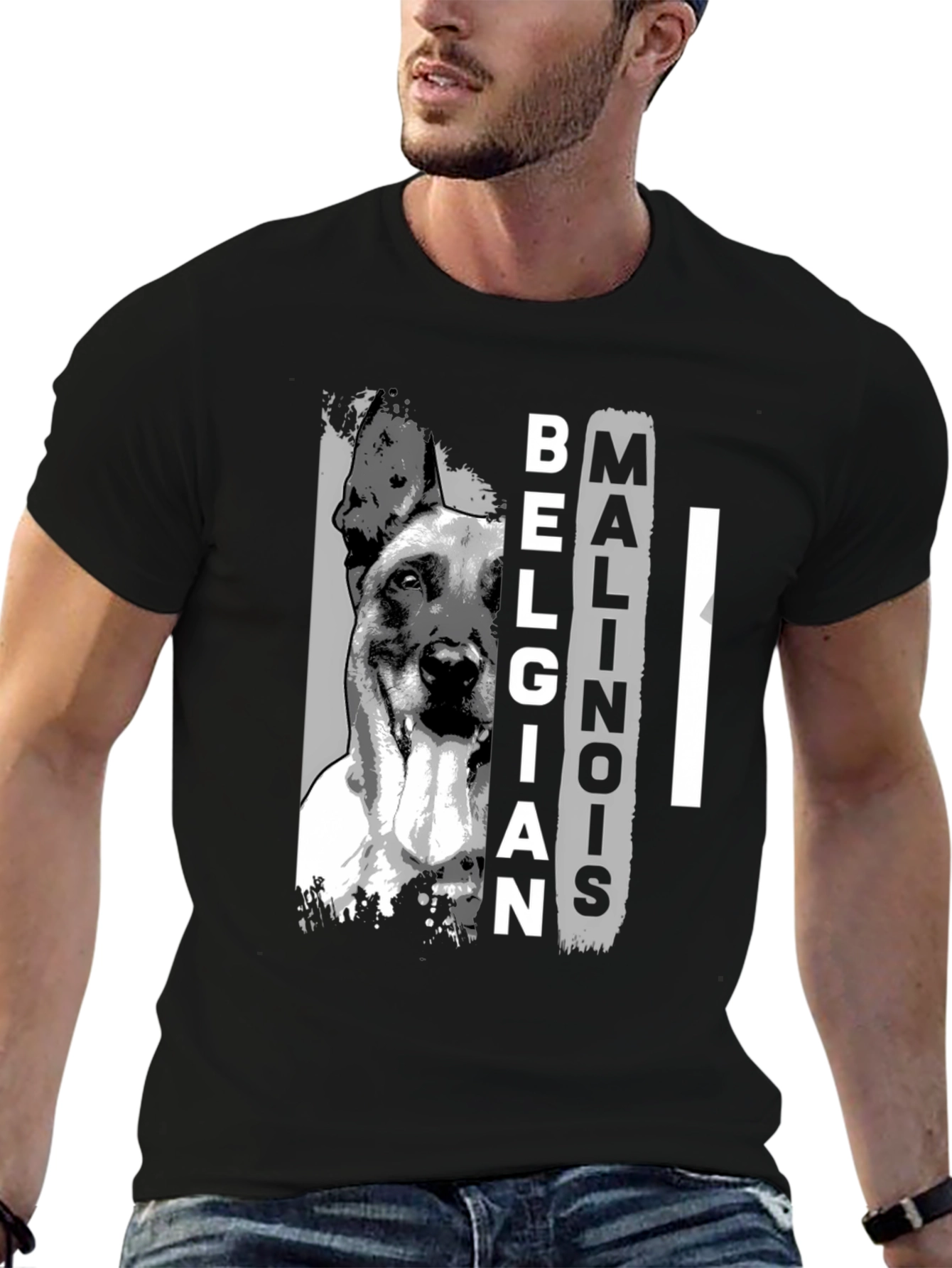 Belgian Malinois Dog Graphic T-Shirt