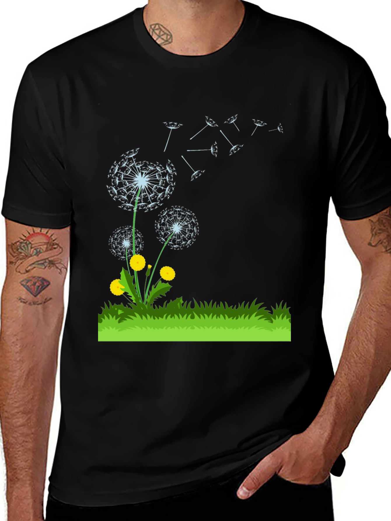 Dandelion Dreams Graphic T-Shirt