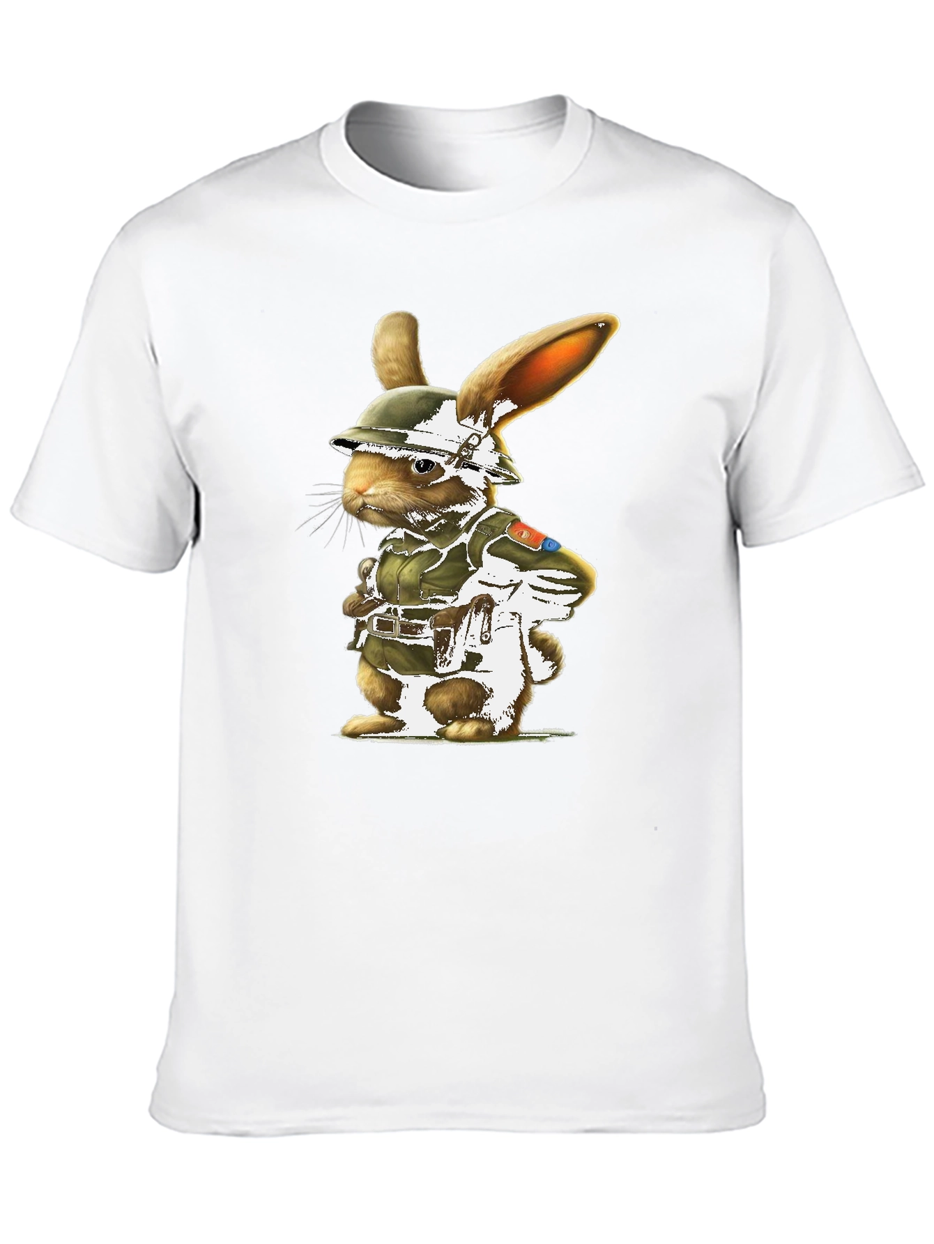 Tactical Bunny Graphic T-Shirt