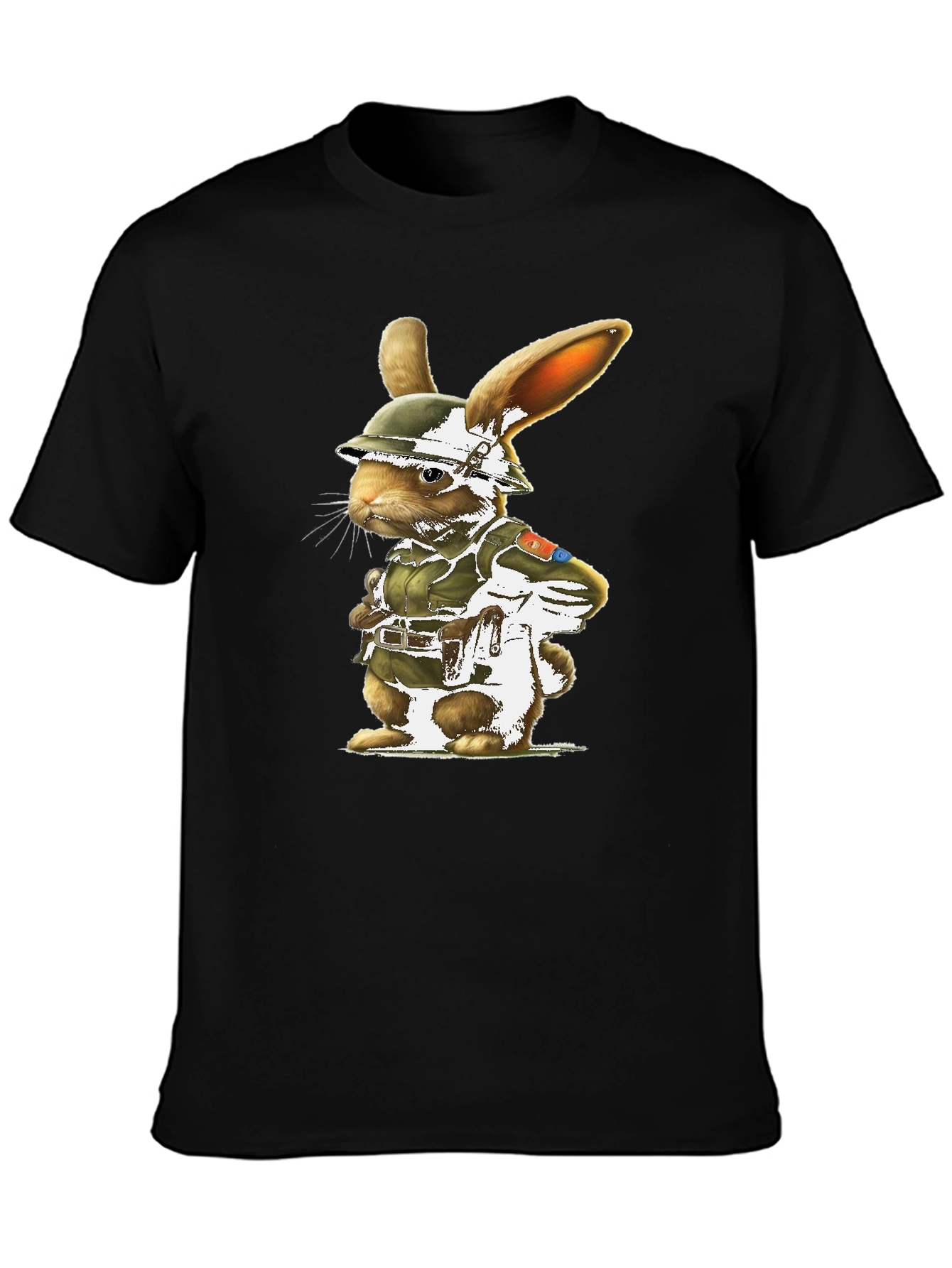 Tactical Bunny Graphic T-Shirt