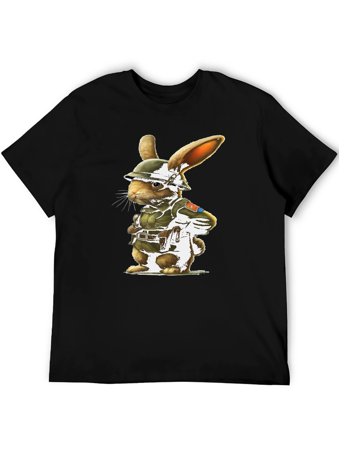 Tactical Bunny Graphic T-Shirt