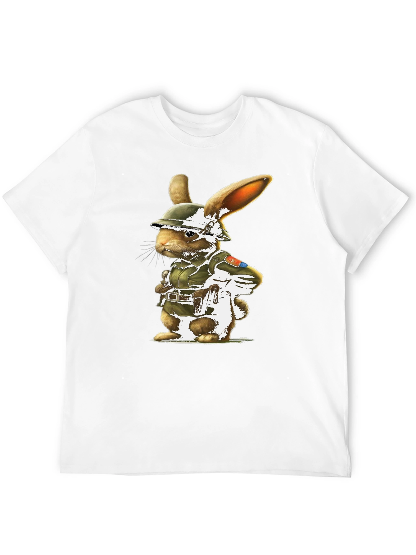 Tactical Bunny Graphic T-Shirt