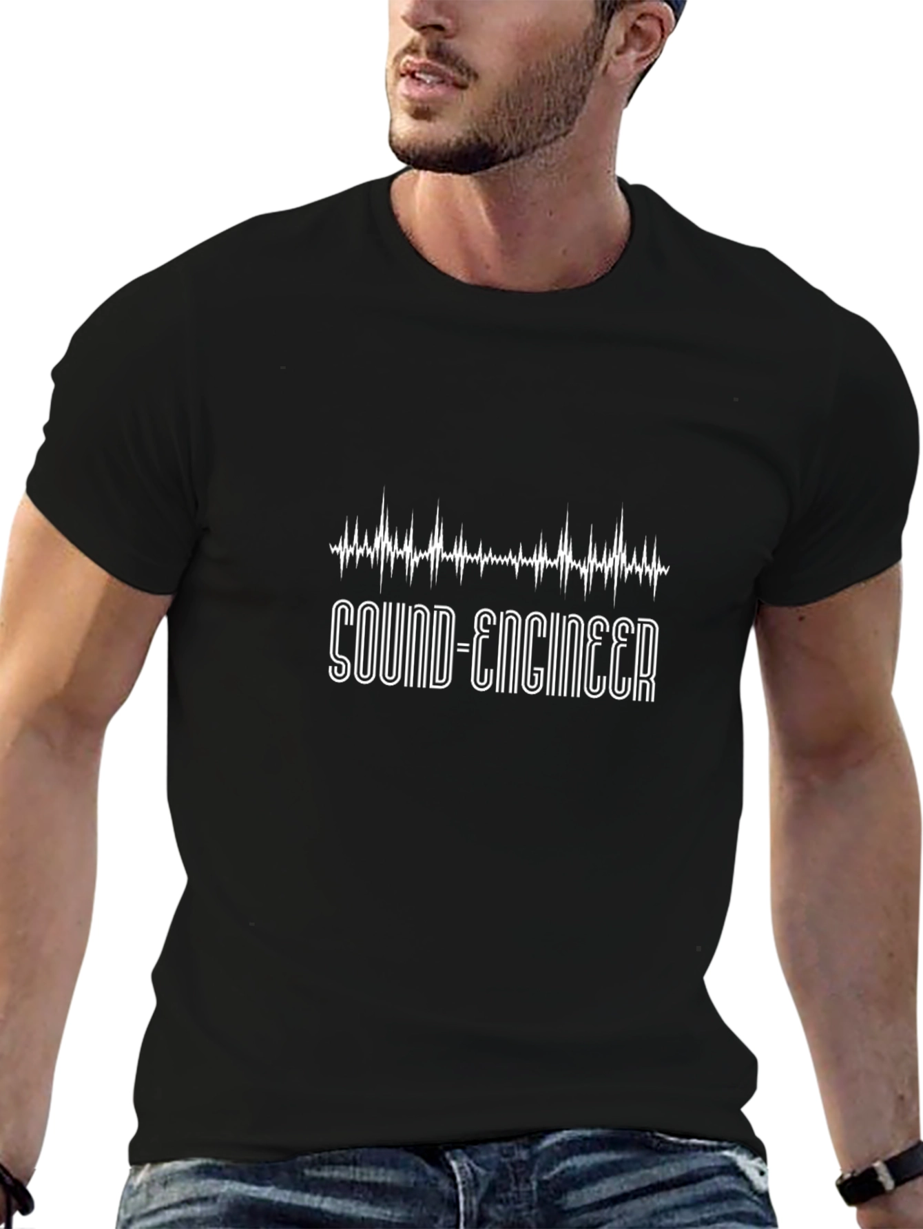 Sound Engineer Black T-Shirt