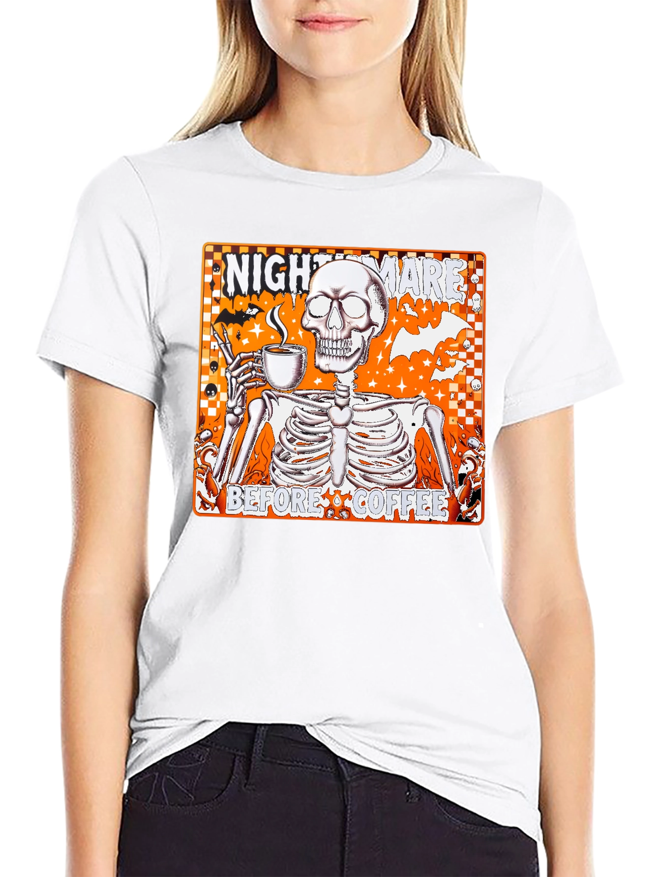Nightmare Before Coffee Graphic T-Shirt