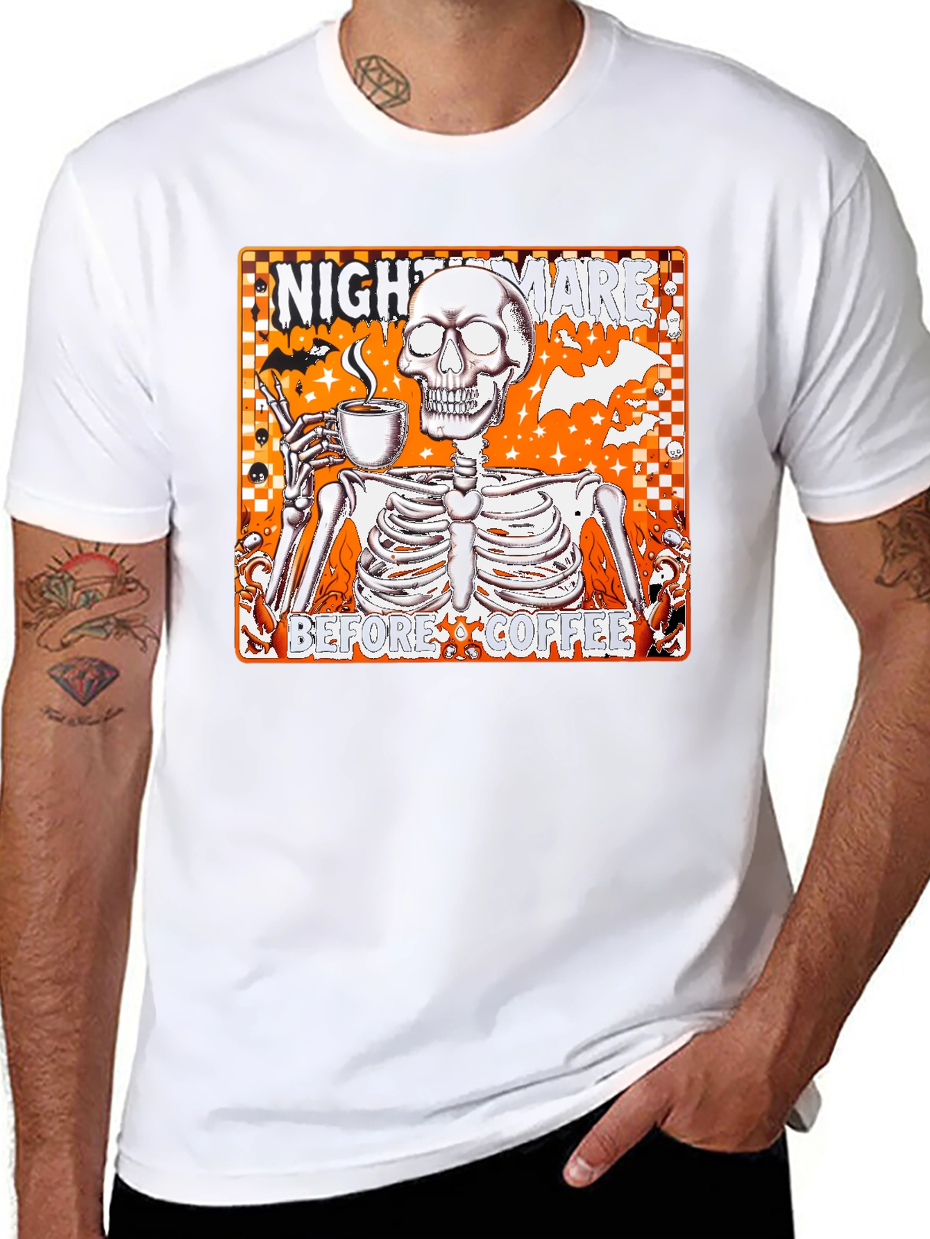 Nightmare Before Coffee Graphic T-Shirt