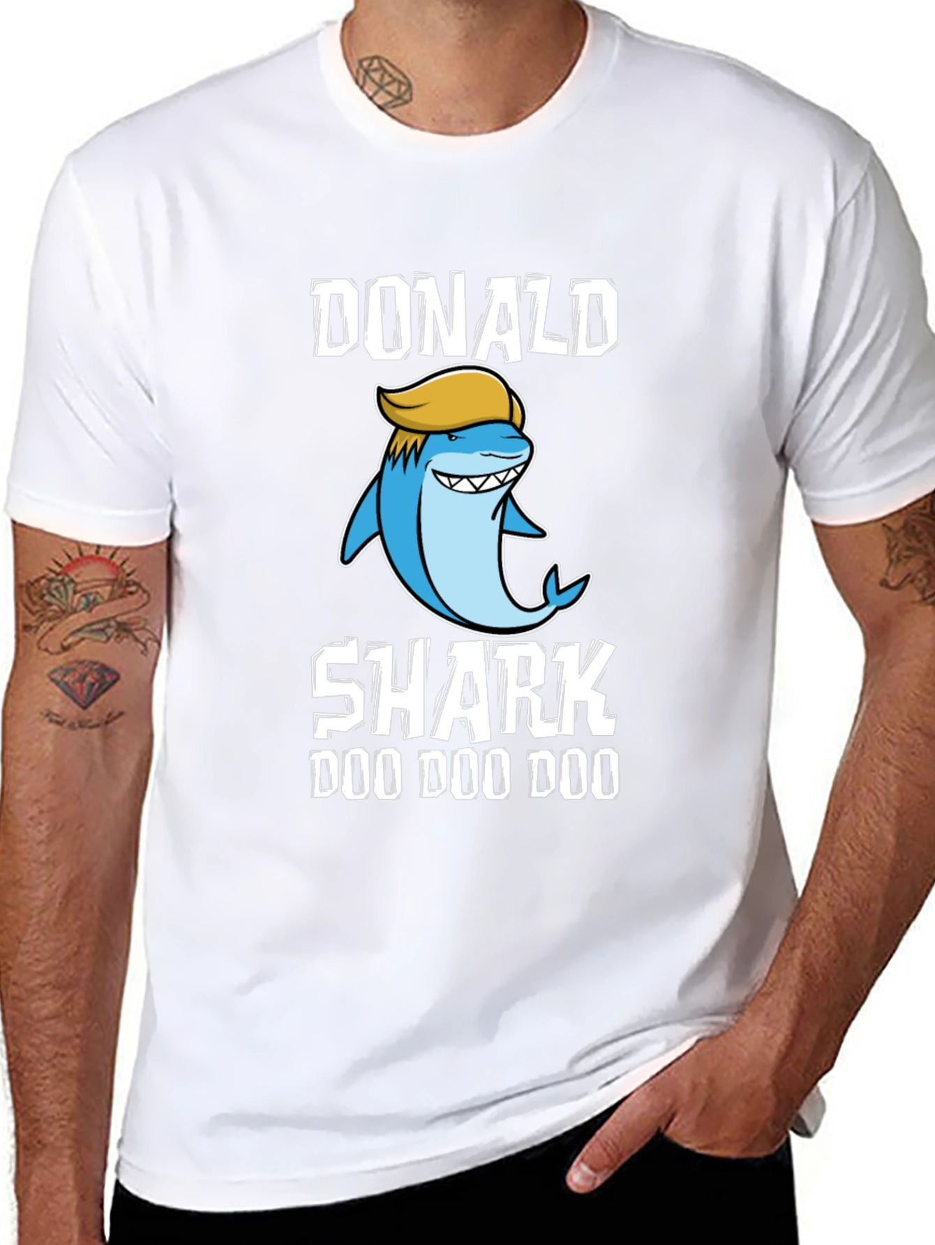 Donald Shark T-Shirt - Doo Doo Doo