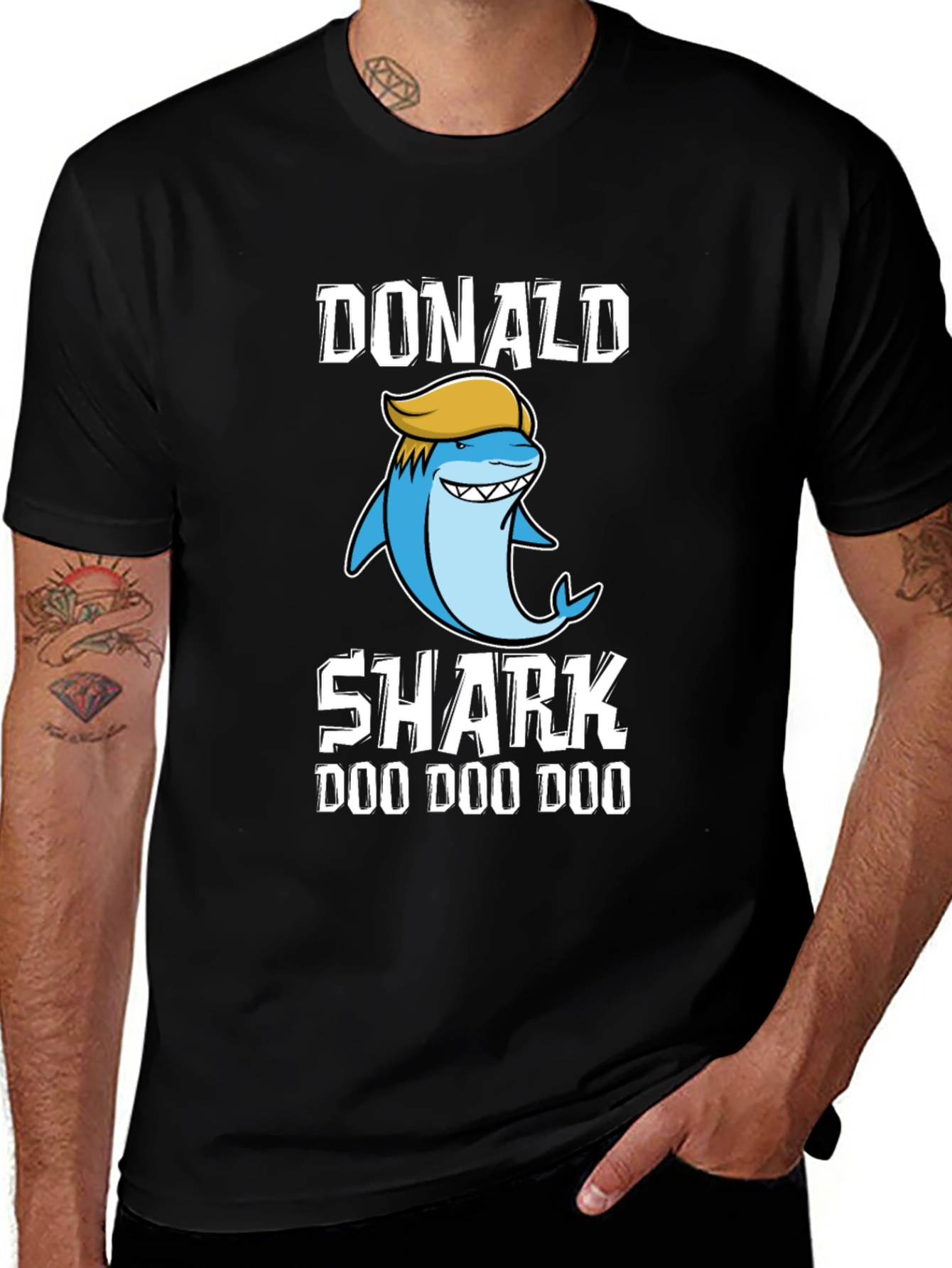 Donald Shark T-Shirt - Doo Doo Doo