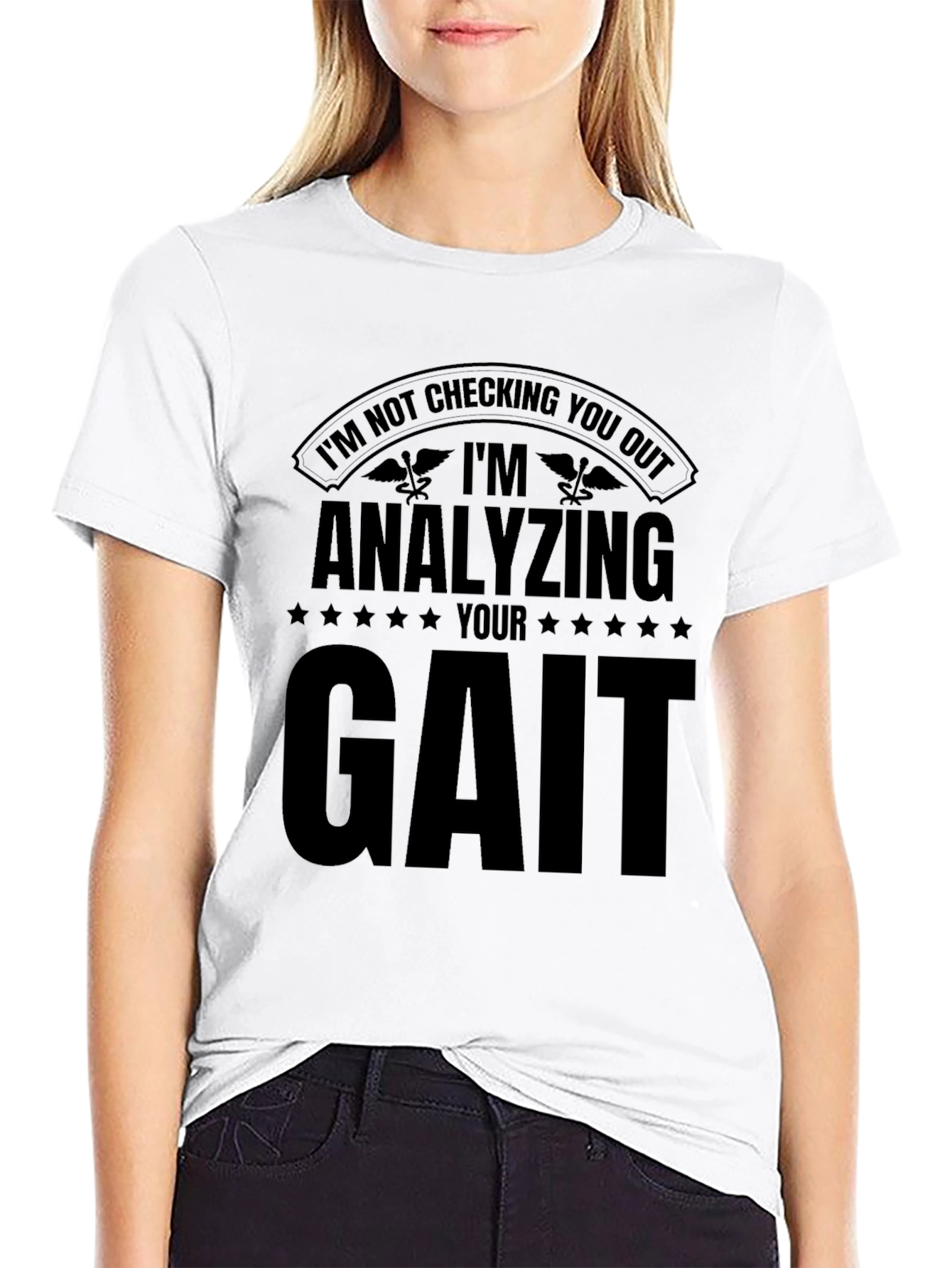Analyzing Your Gait T-Shirt - Funny Physical Therapy Tee
